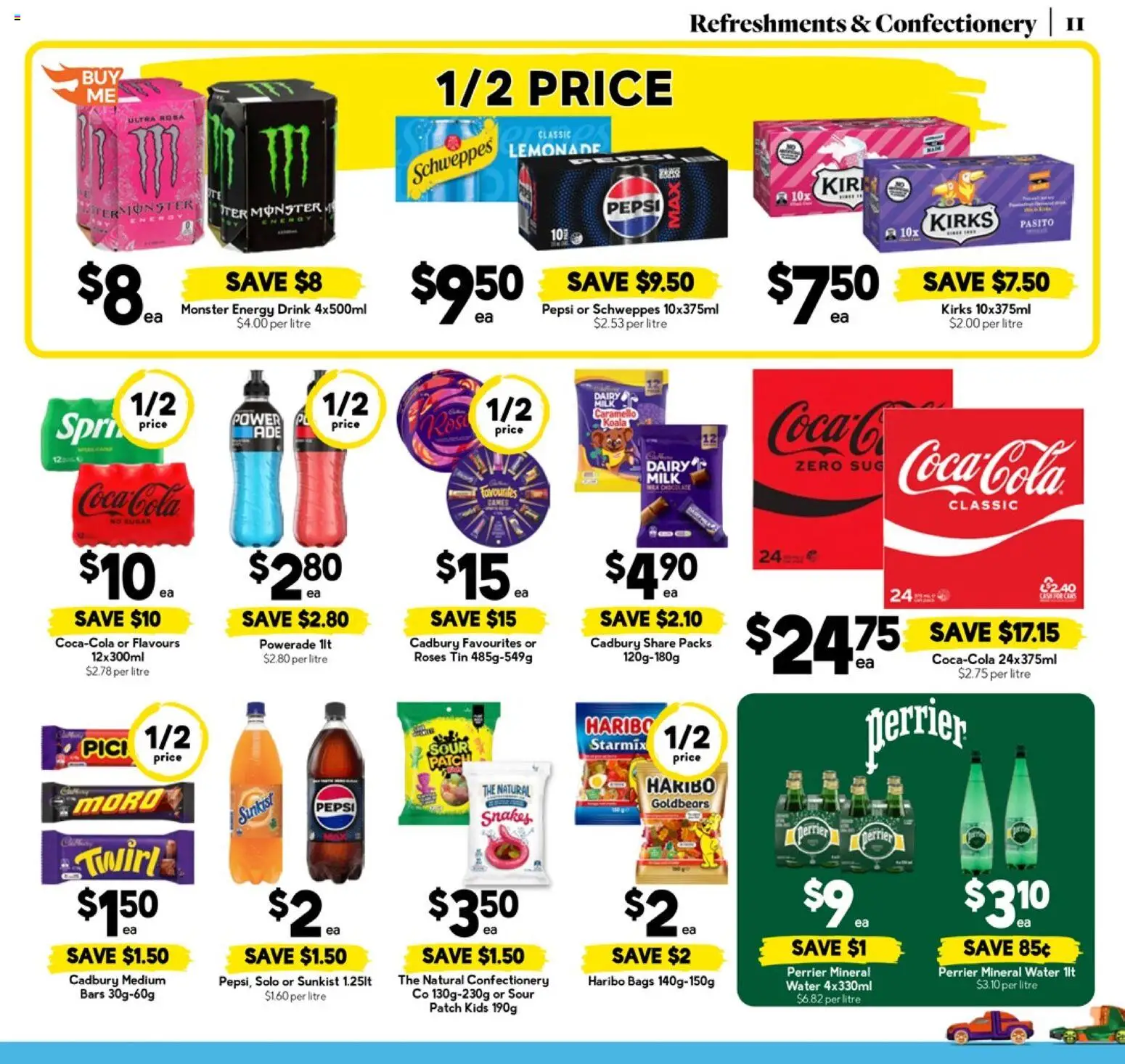 Drakes catalogue - valid from 12.11.2025 | Page: 11 | Products: Dairy, Energy drink, Pepsi, Water