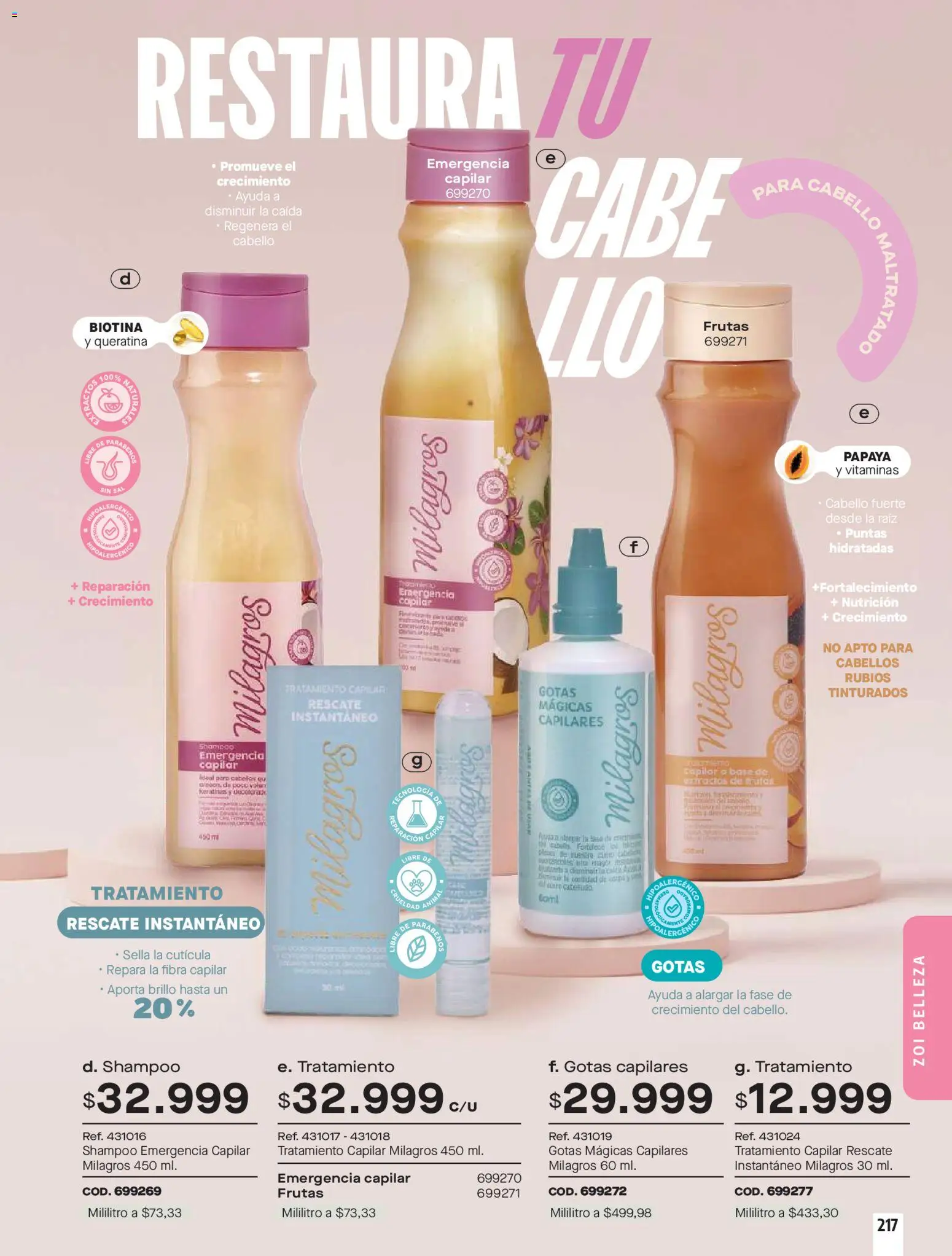 Pacifika revista - valida desde el 01.02.2026 | Página: 217 | Productos: Sal, Shampoo, Brillo, Vitaminas