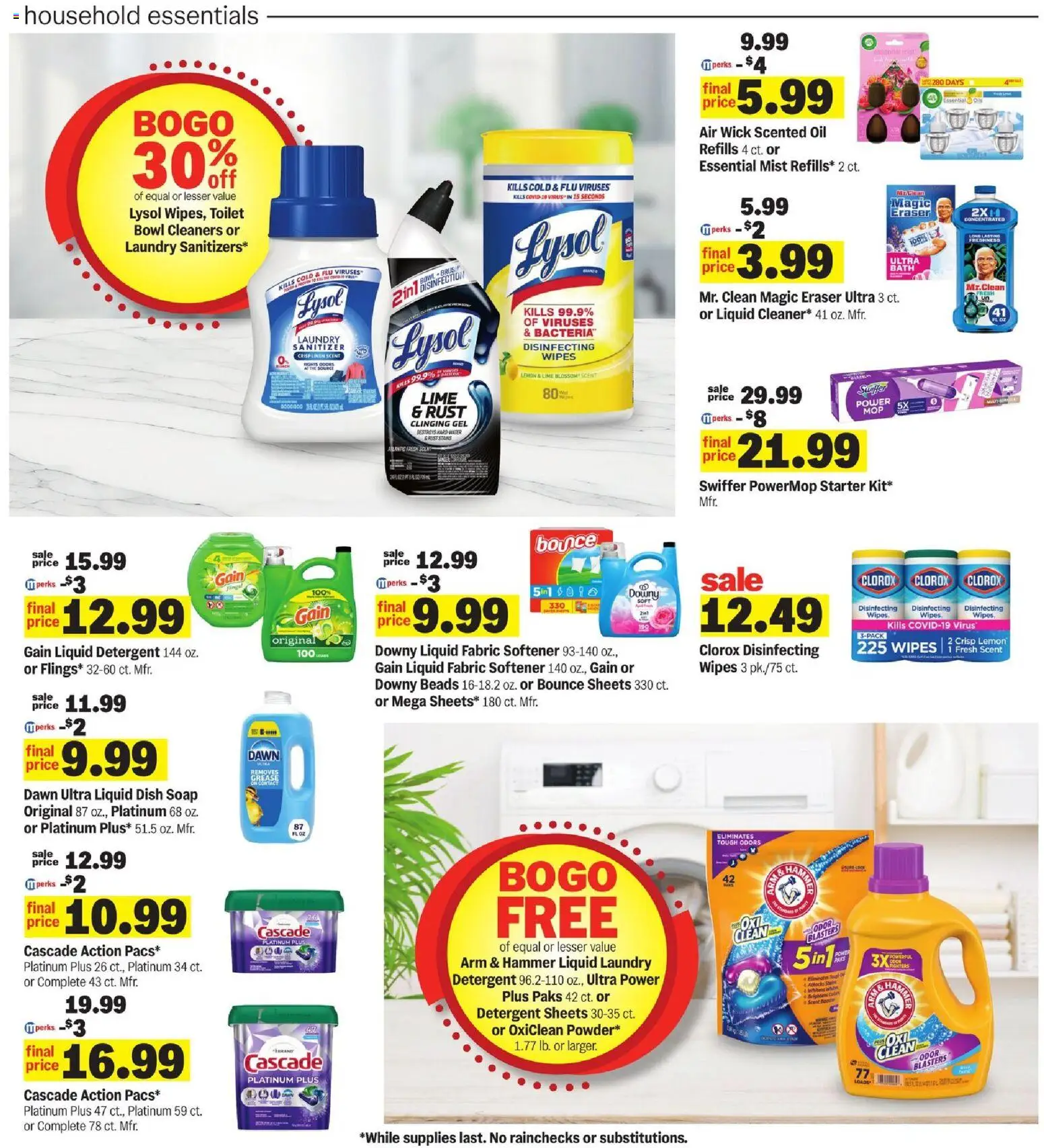Meijer Weekly Ad - valid from 11.03.2026 | Page: 23 | Products: Hammer, Detergent, Starter, Lime