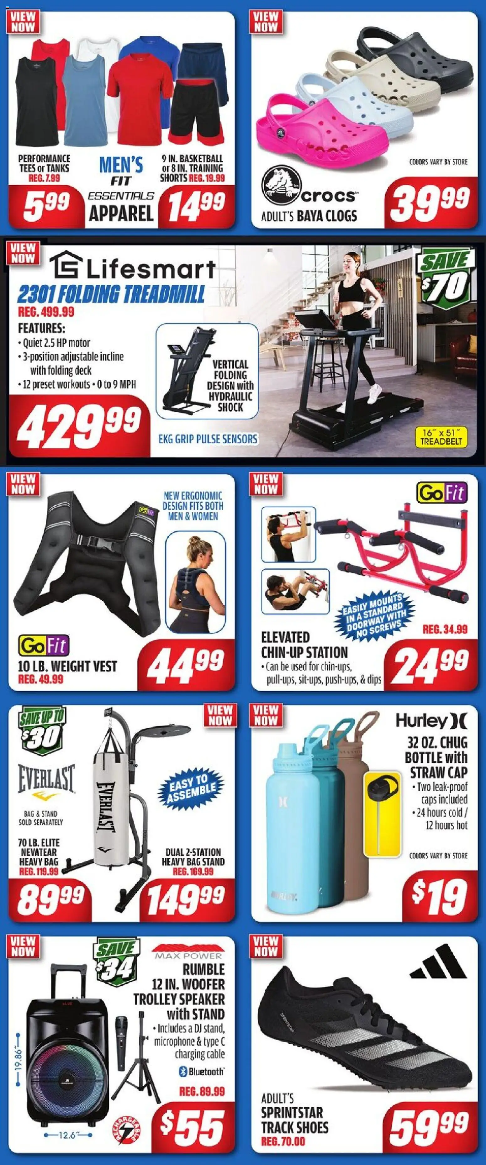 Big 5 Sporting Goods Weekly Ad - valid from 23.01.2026 | Page: 4 | Products: Shorts, Shock, Cable, Bag