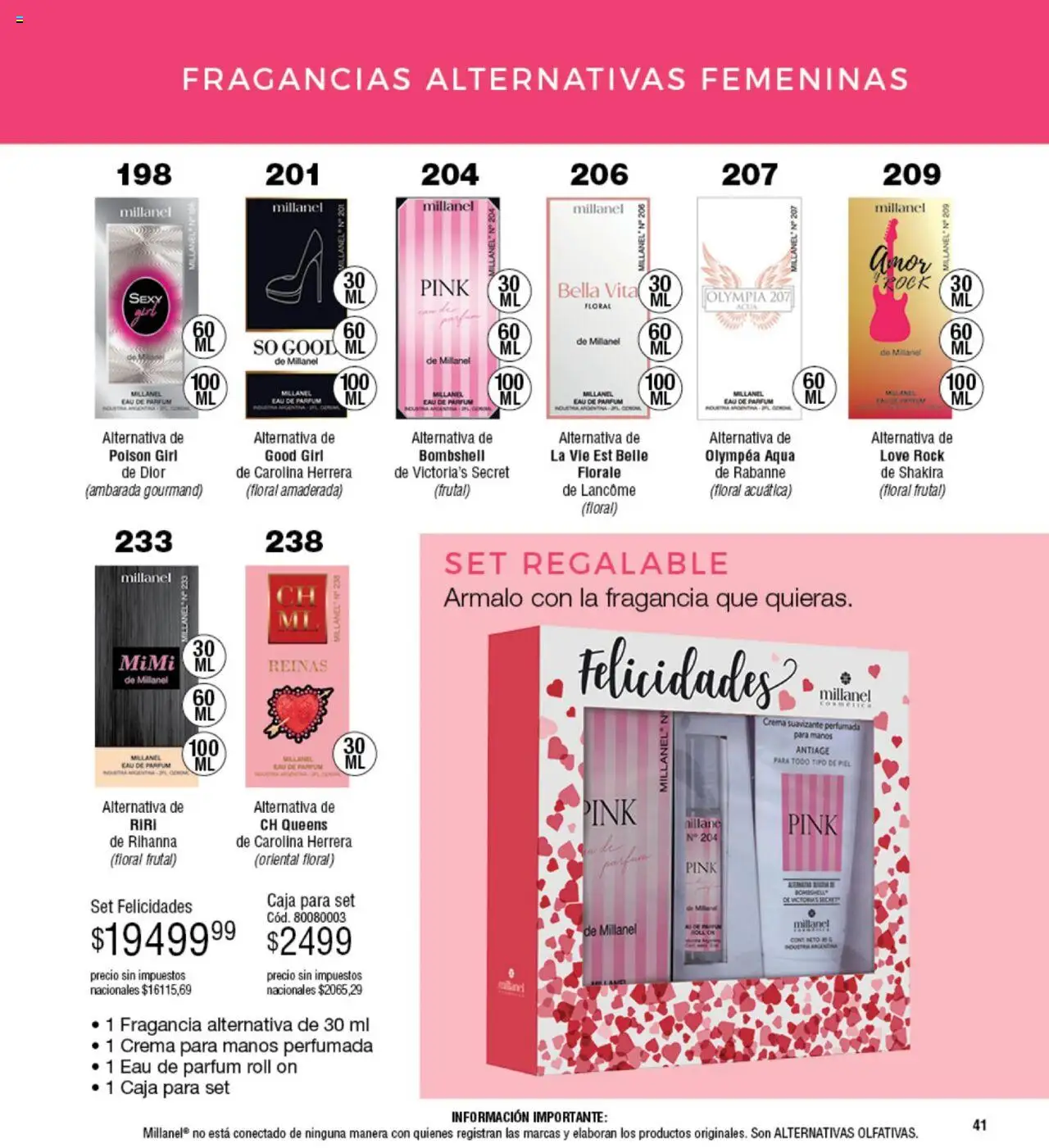 Millanel - Catálogo │ válido desde el 20.10.2025 | Página: 41 | Productos: Caja, Fragancia, Suavizante, Crema