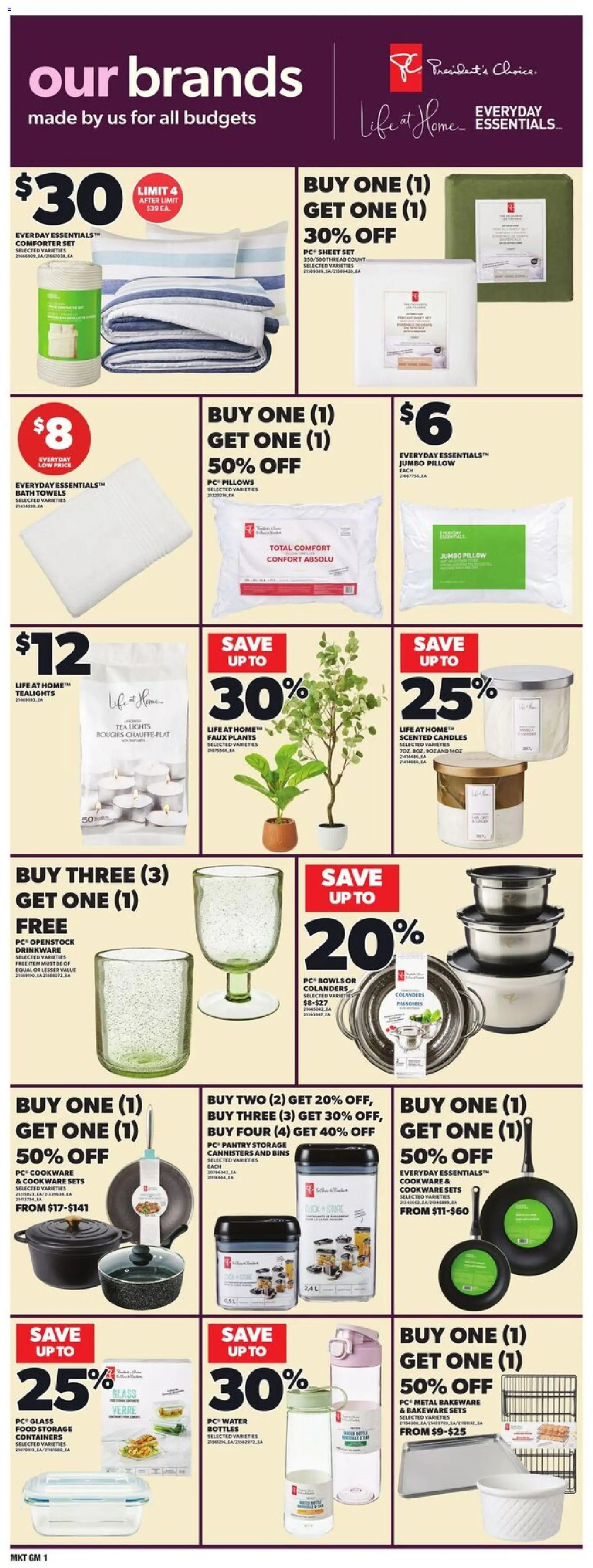 Zehrs flyer valid from 15.01.2026 | Page: 15 | Products: PC, Pillow, Bath