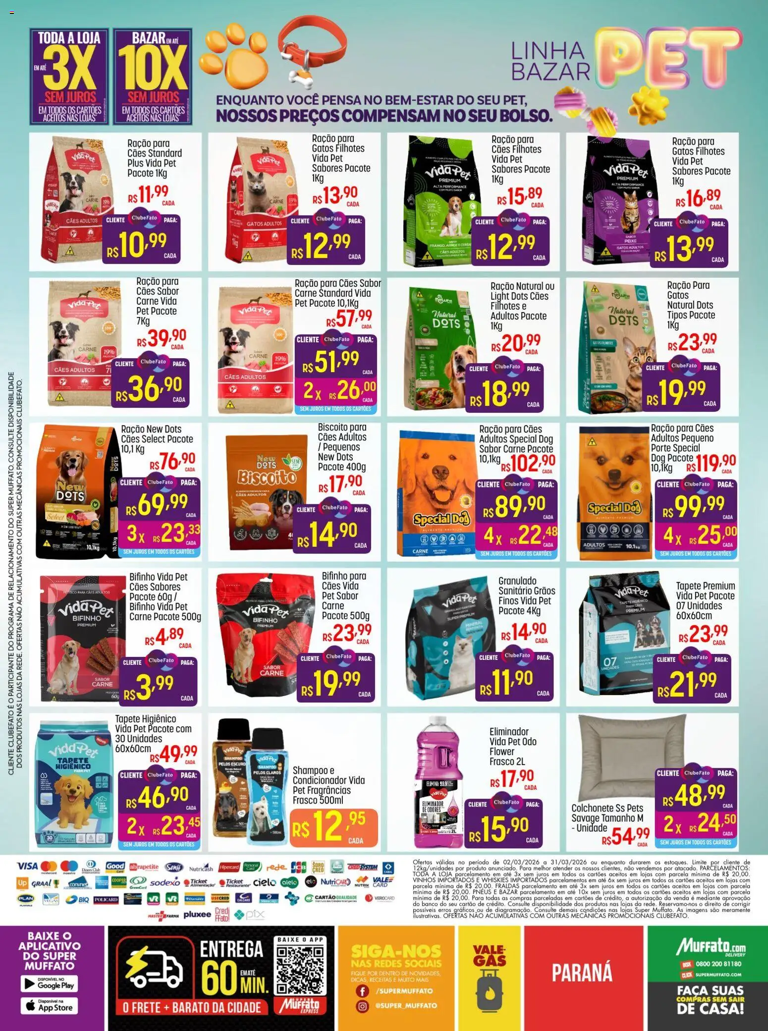 Super Muffato Folheto - válido de 02.03.2026 | Página: 4 | Produtos: Colchonete, Biscoito, Pneus, Fraldas