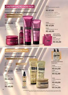 Eudora - Revista 17/2025 - Pré-Visualização do folheto da loja Eudora, válido de 10.11.2025 | Página: 28 | Produtos: Colágeno, Chapinha, Óleo, Massa