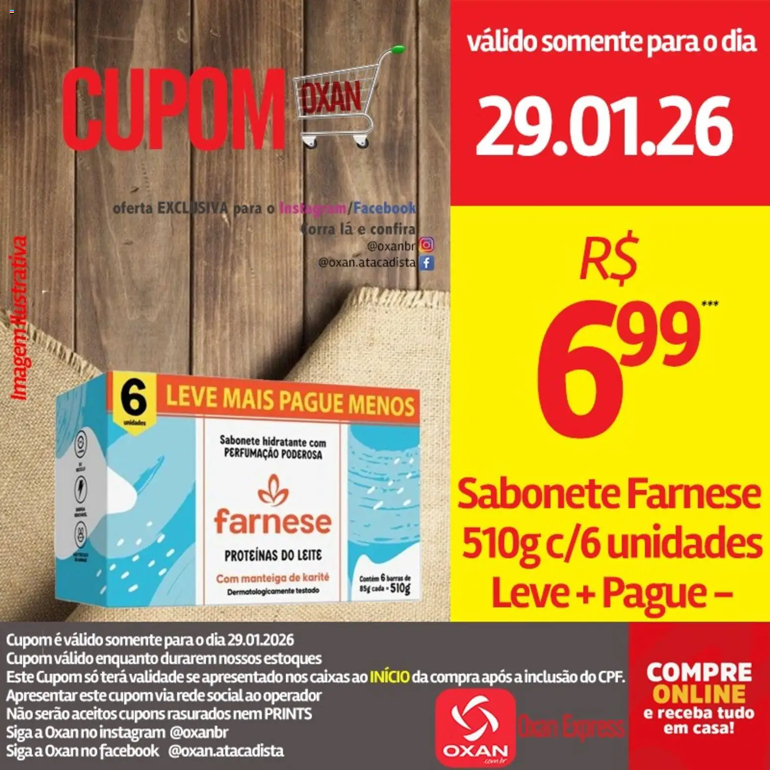 Oxan Atacadista Folheto - válido de 29.01.2026 | Página: 13 | Produtos: Leite, Manteiga, Sabonete