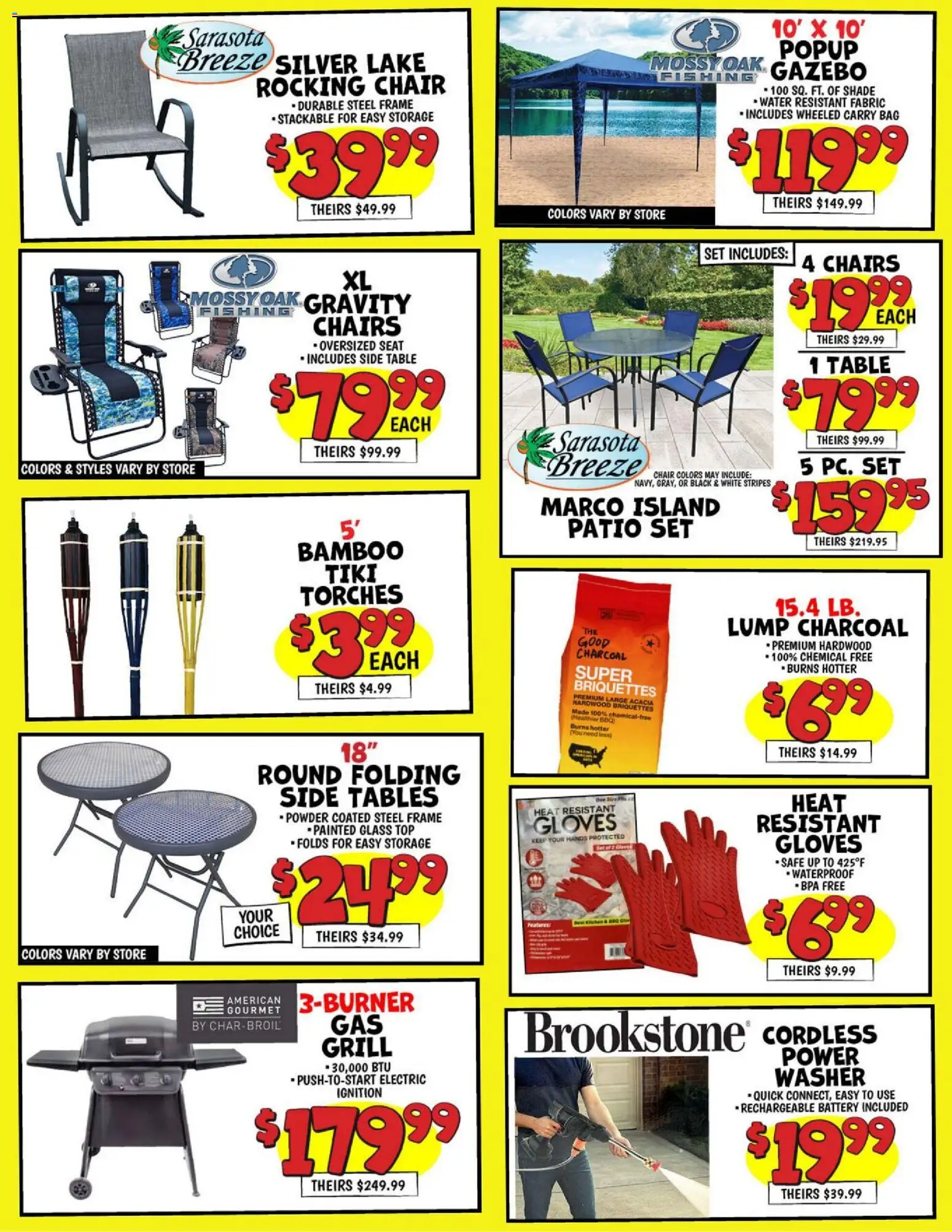 Ollie's Ad - valid from 02.04.2026 | Page: 2 | Products: Chair, Battery, Powder, Gloves