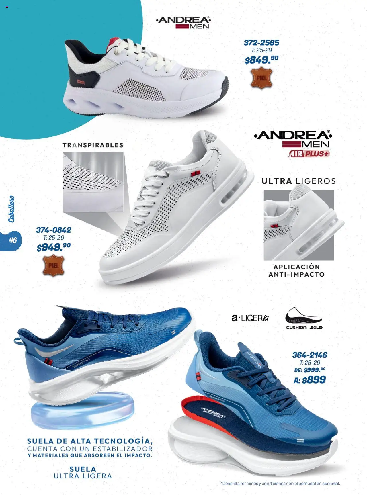 Nuevas ofertas de Andrea válidas en toda la República Mexicana desde el 22.06.2025. ¡Encuentra las mejores ofertas en Andrea catálogo Summer Time! | Página: 46