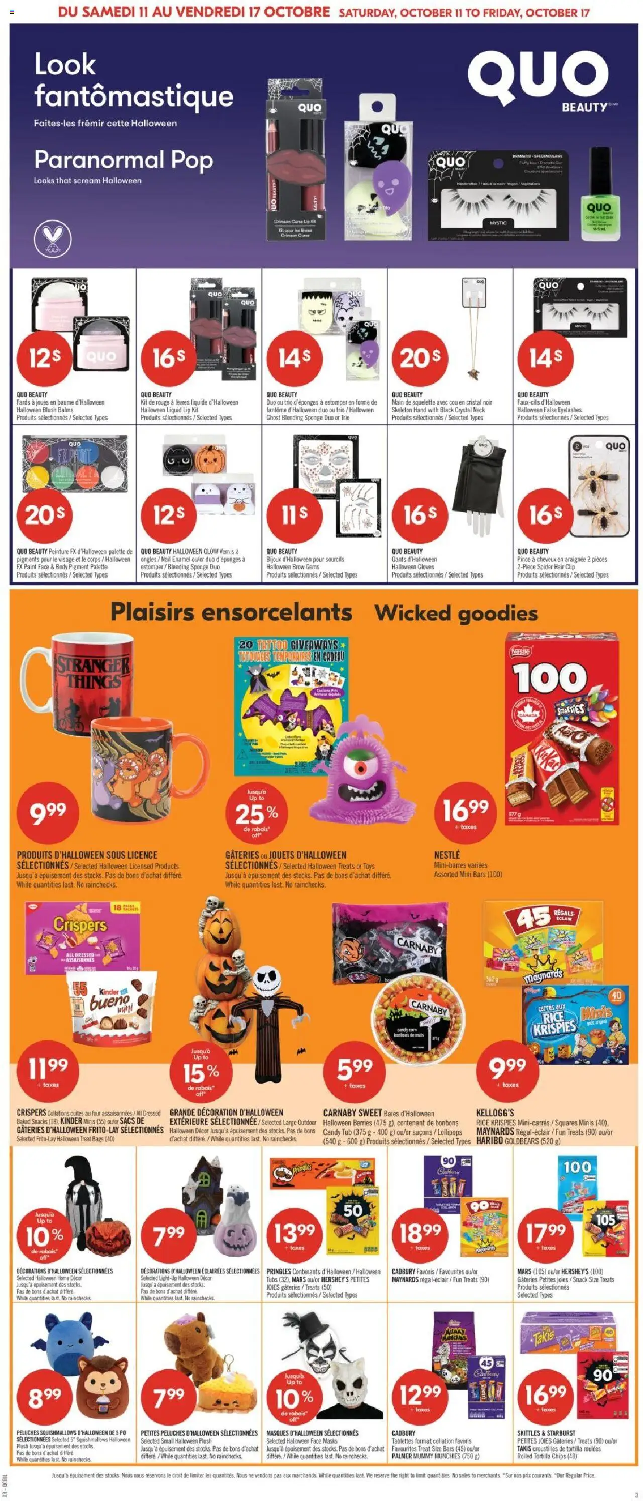 Pharmaprix flyer valid from 11.10.2025 | Page: 6 | Products: Chips, Blush, Sponge, Face mask