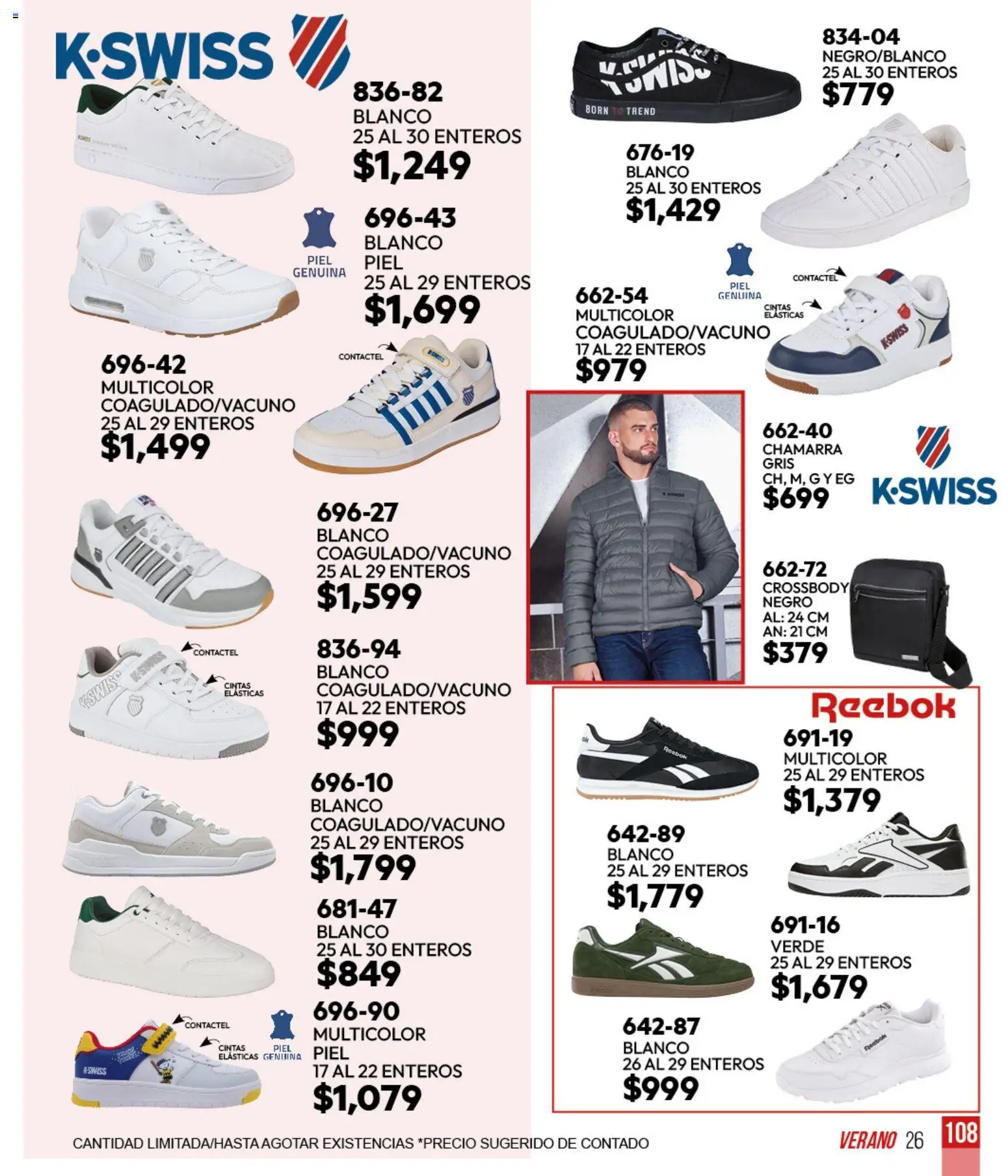 Nuevas ofertas de Cklass válidas en toda la República Mexicana desde el 05.03.2026. ¡Encuentra las mejores ofertas en Cklass catálogo Sportbrands Verano Caballero! | Página: 127 | Productos: Chamarra