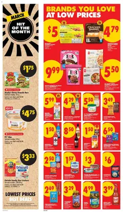 Preview of BASKIN ROBBINS Ice Cream, 946 mL or Novelties 4's, selected varieties, frozen crème glacée ou friandises glacées from shop No Frills valid from 26.03.2026 | Page: 7