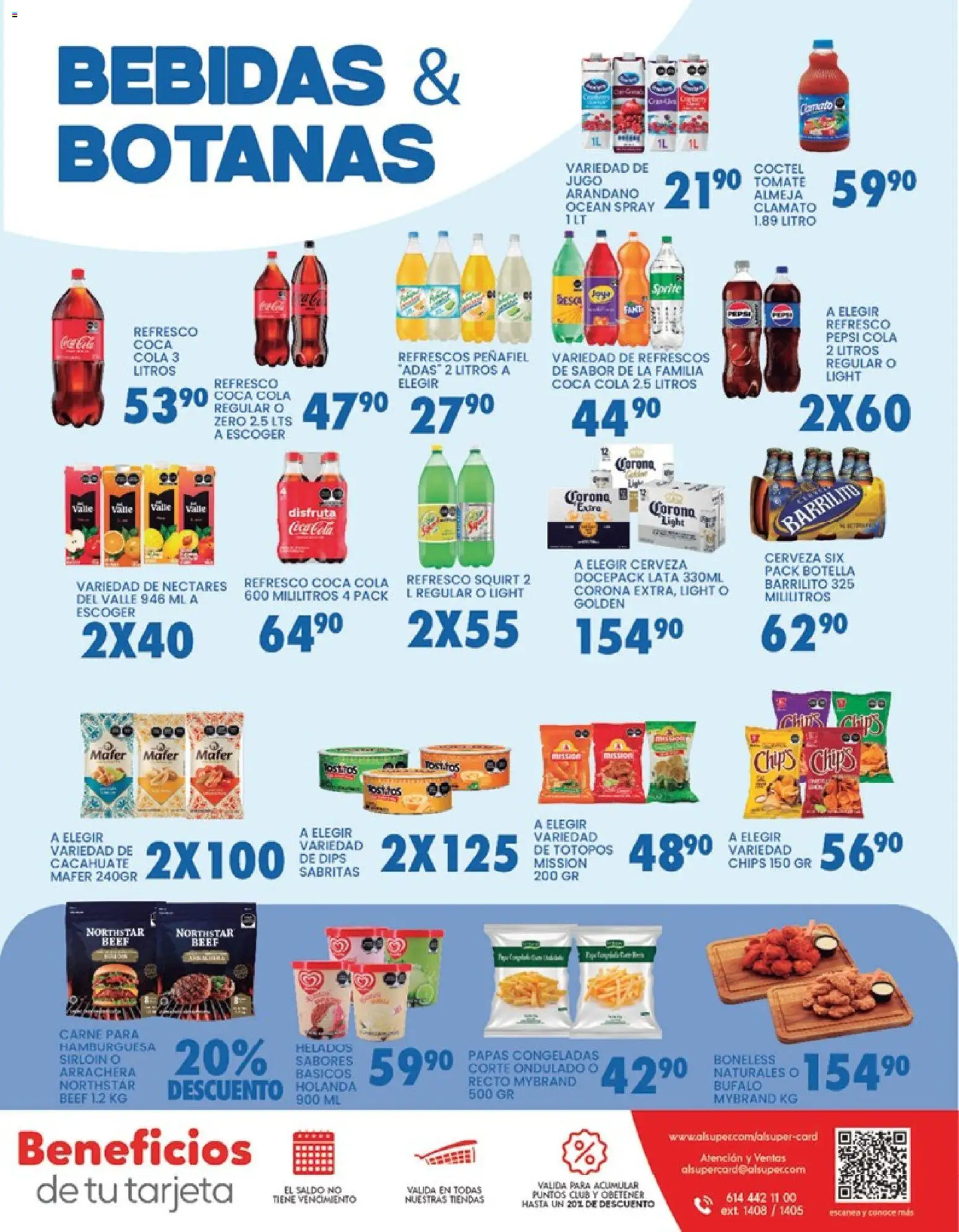 Nuevas ofertas de Alsuper válidas en toda la República Mexicana desde el 06.03.2026. ¡Encuentra las mejores ofertas en Alsuper folleto Saltillo! | Página: 7 | Productos: Refresco, Tomate, Cerveza, Botella