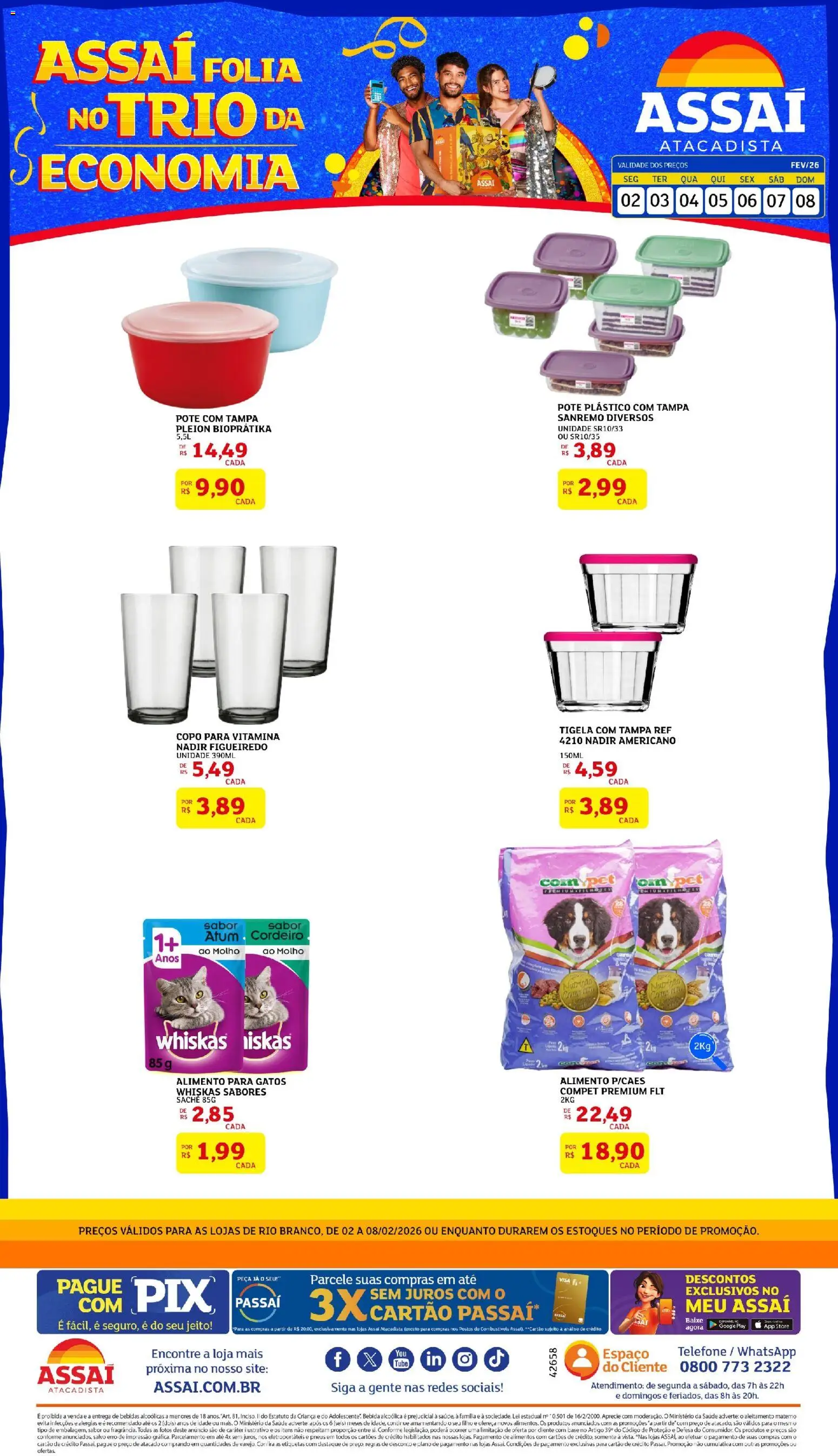 Assaí Atacadista Folheto - válido de 02.02.2026 | Página: 1