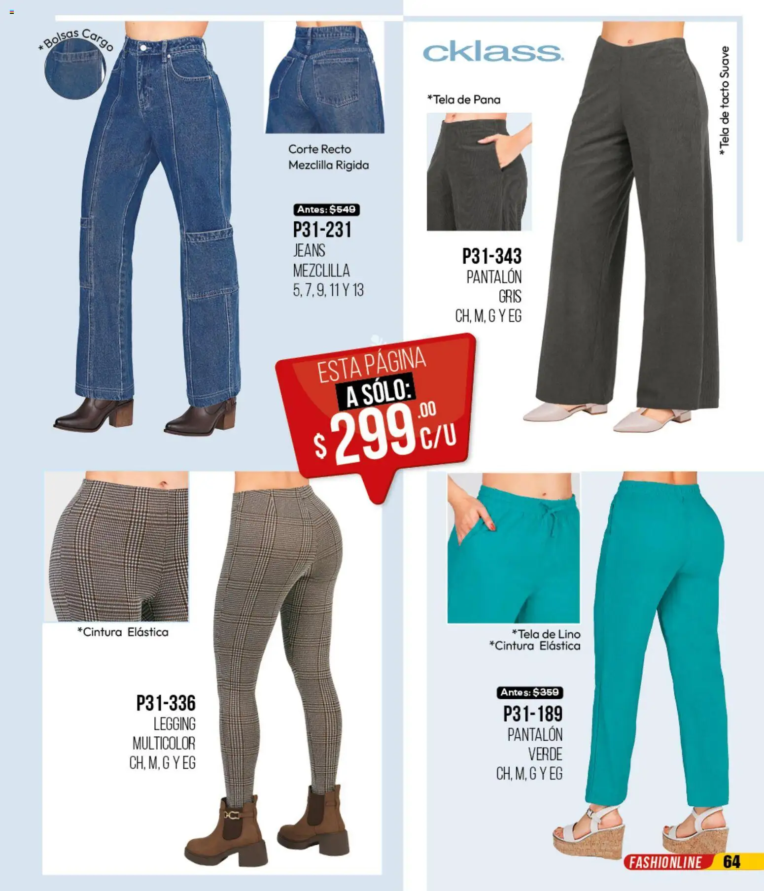 Nuevas ofertas de Cklass válidas en toda la República Mexicana desde el 12.01.2026. ¡Encuentra las mejores ofertas en Cklass catálogo Mega Ofertas Calzado! | Página: 374