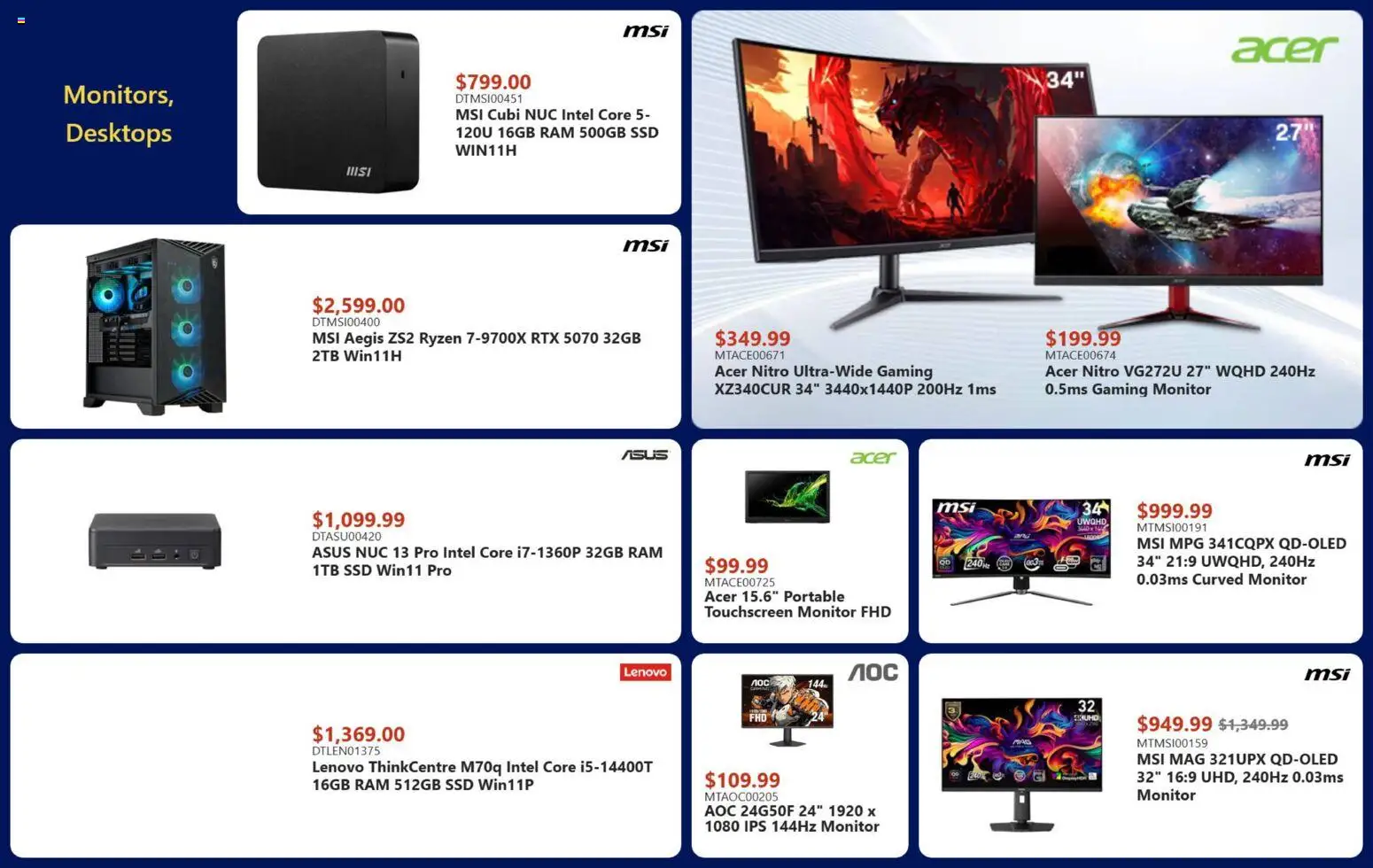 Canada Computers flyer valid from 27.03.2026 | Page: 7 | Products: Monitor