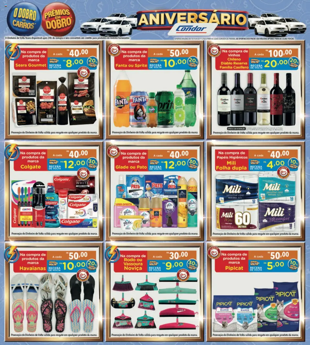 Supermercados Condor Folheto - válido de 15.10.2025 | Página: 3 | Produtos: Fanta, Vassoura, Rodo