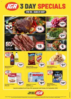 Preview of IGA - Weekend Specials - valid from 19.09.2025