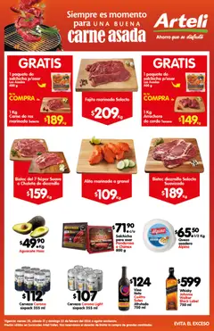 Vista previa de Arteli folleto Carnes Suc. Valles, nuevo folleto de la tienda, válido en México a partir del 20.02.2026
