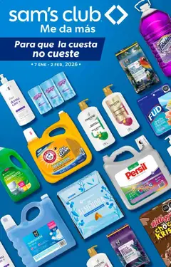 Vista previa de Sam's Club catálogo, nuevo folleto de la tienda, válido en México a partir del 07.01.2026