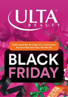 Preview of Ulta Beauty weekly ads valid from 22.11.2025