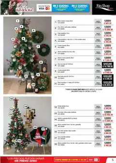 Vista previa Río Shop Deco catálogo válido desde el 03.12.2025 | Página: 5 | Productos: Vela, Cinta, Foco, Farol