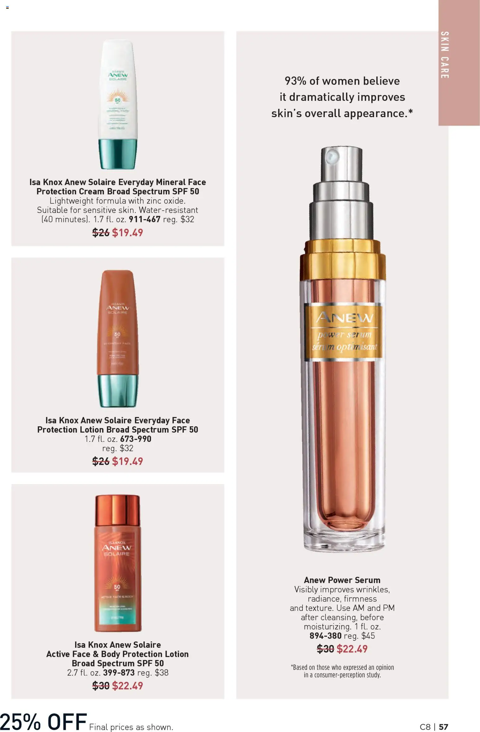 Avon Brochure - valid from 08.04.2026 | Page: 57 | Products: Zinc, Cream