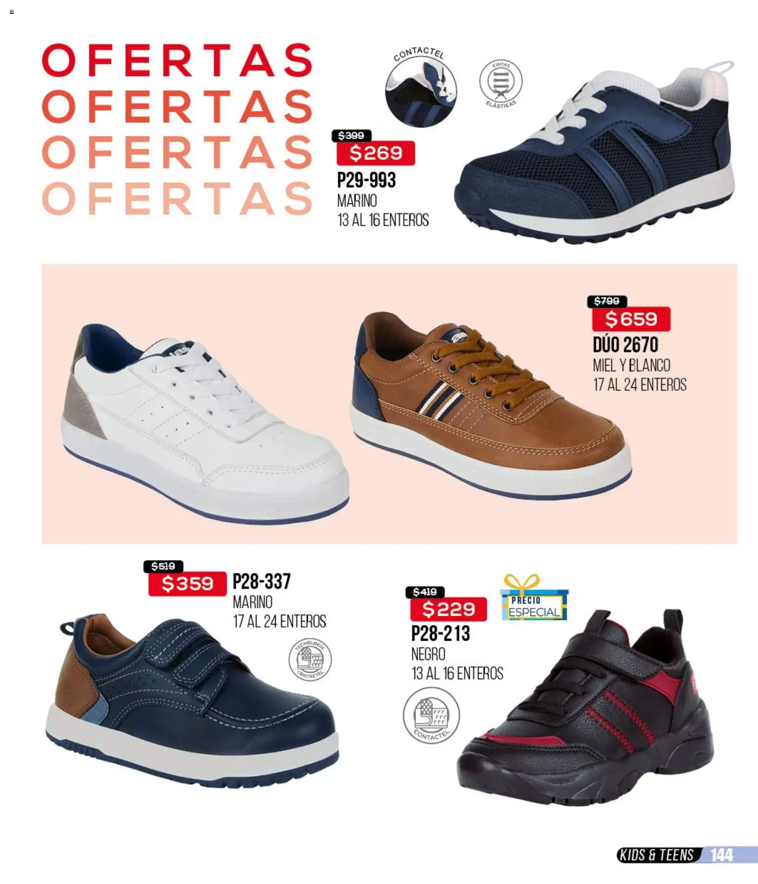 Nuevas ofertas de Cklass válidas en toda la República Mexicana desde el 12.01.2026. ¡Encuentra las mejores ofertas en Cklass catálogo Mega Ofertas Calzado! | Página: 145 | Productos: Cinta