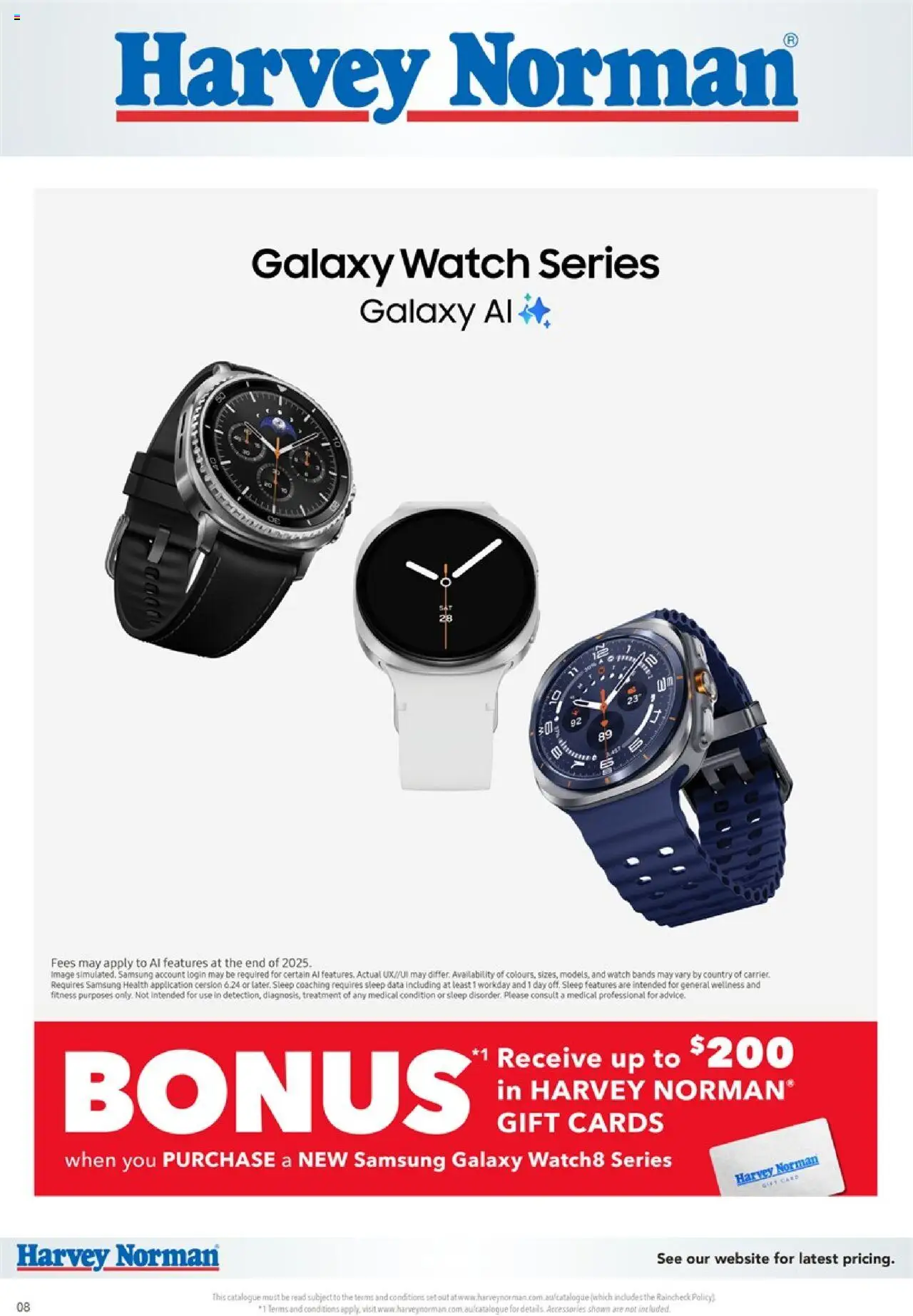 Harvey Norman catalogue - valid from 01.08.2025 | Page: 8 | Products: Accessories, Watch, Treatment