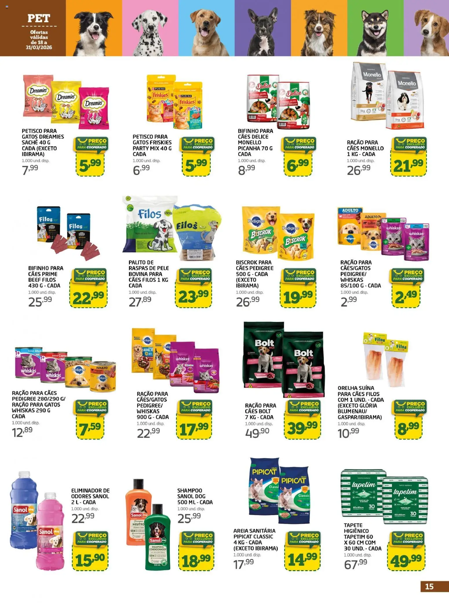 Cooper Folheto - válido de 18.03.2026 | Página: 15 | Produtos: Shampoo, Pequi, Condicionador, Atum