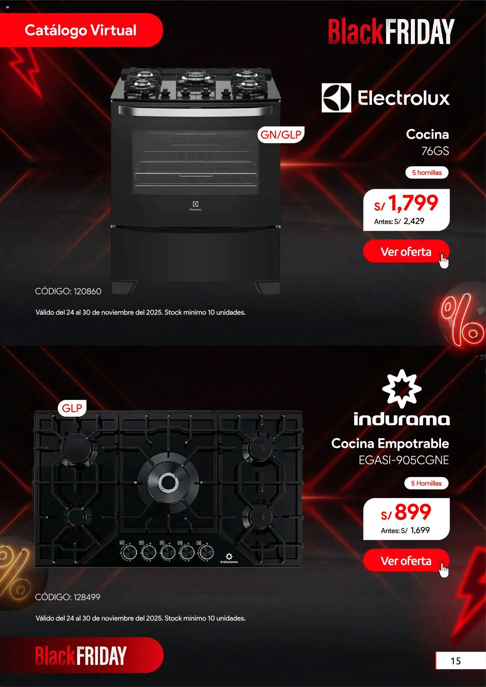 Catálogo Hiraoka válido desde 24.11.2025 | Página: 16 | Productos: Cocina