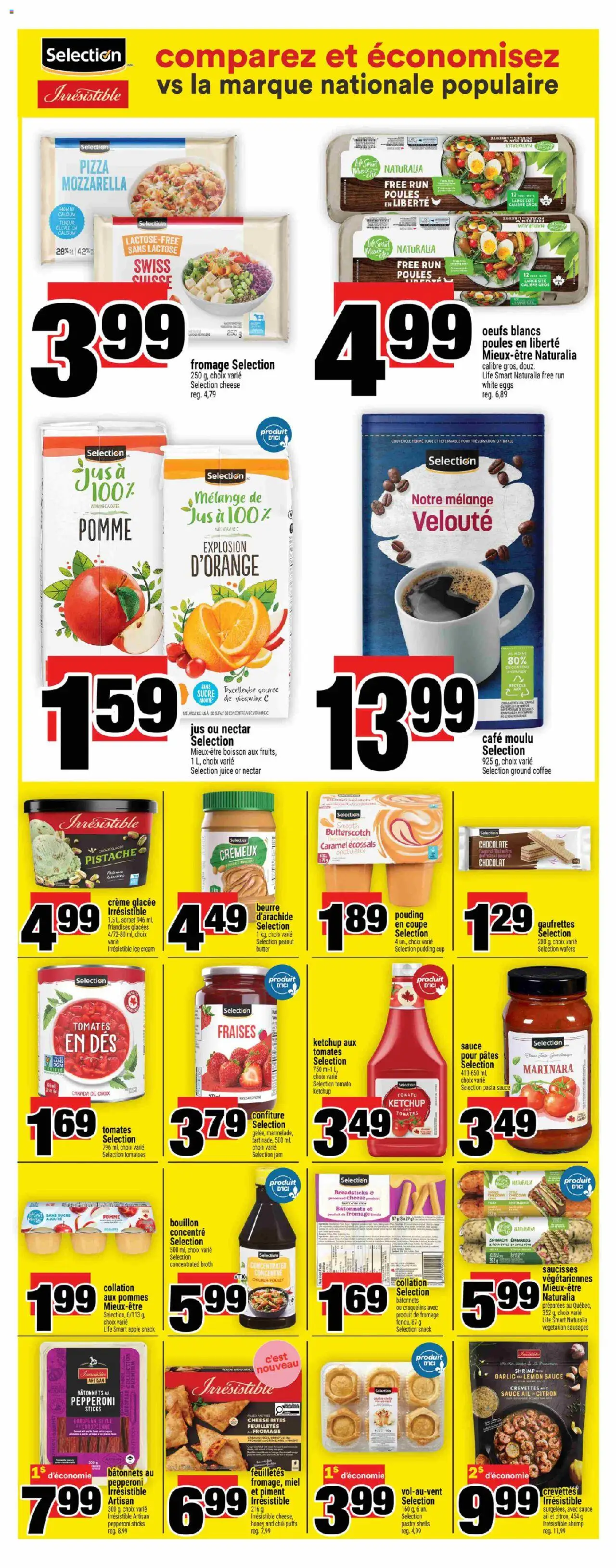 Super C flyer valid from 02.10.2025 | Page: 11 | Products: Ice cream, Cheese, Chocolate, Tomatoes