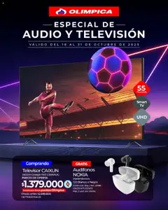 Olímpica - Especial Audio y Televisión -  Vista previa de la revista de la tienda Olímpica valido desde el 18.10.2025