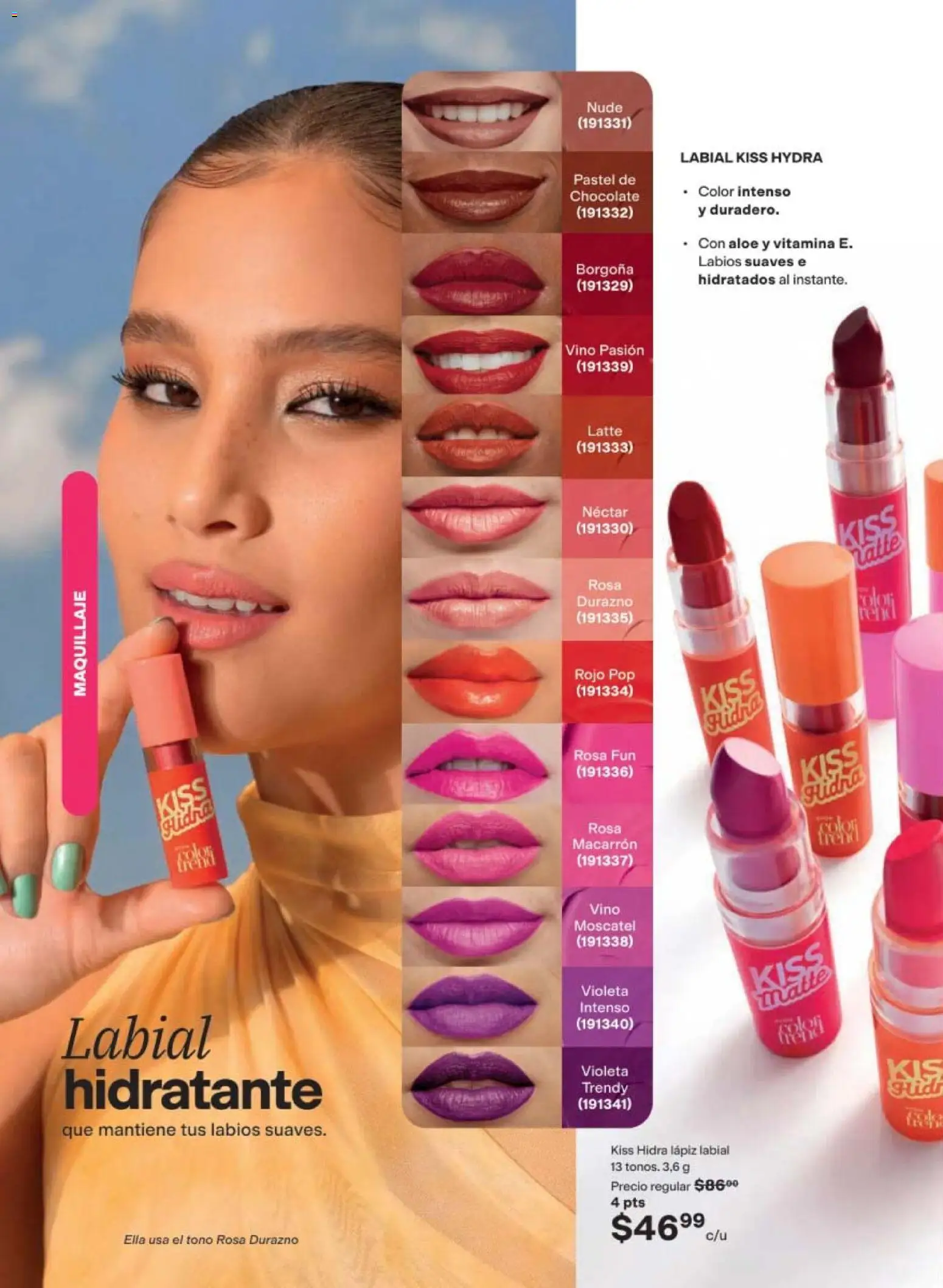 Nuevas ofertas de AVON válidas en toda la República Mexicana desde el 24.04.2026. ¡Encuentra las mejores ofertas en AVON campaña 7 2026! | Página: 48 | Productos: Durazno, Pastel, Chocolate, Vino