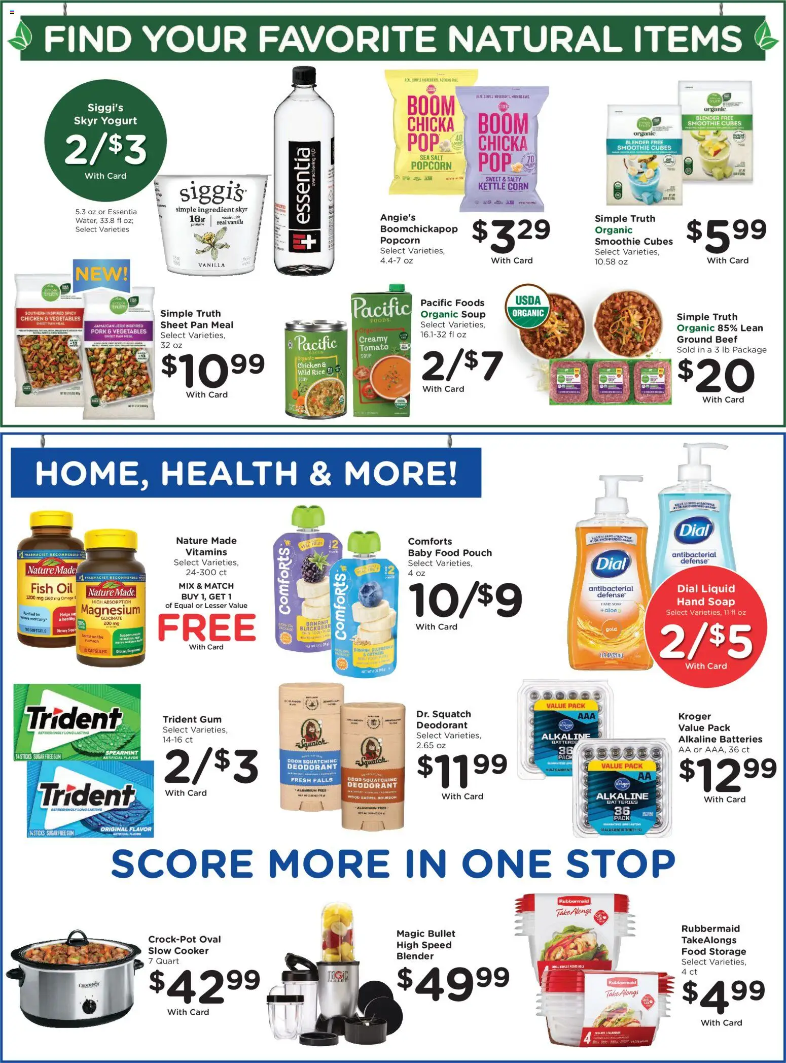 King Soopers Weekly Ad - valid from 25.02.2026 | Page: 8 | Products: Yogurt, Oil, Vegetables, Sheet
