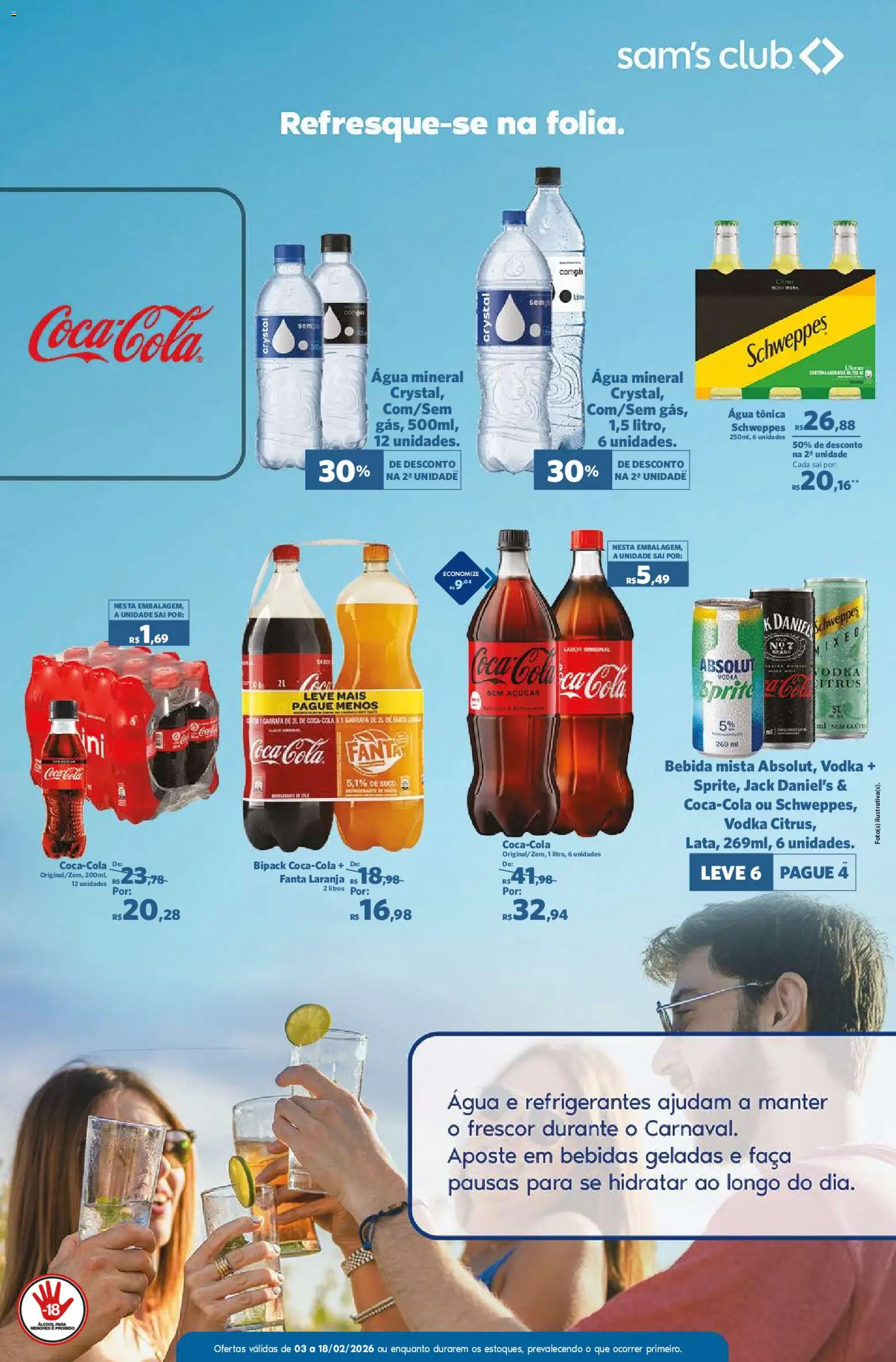 Sam's Club Folheto - válido de 03.02.2026 | Página: 13 | Produtos: Fanta, Faca, Suco, Bebida