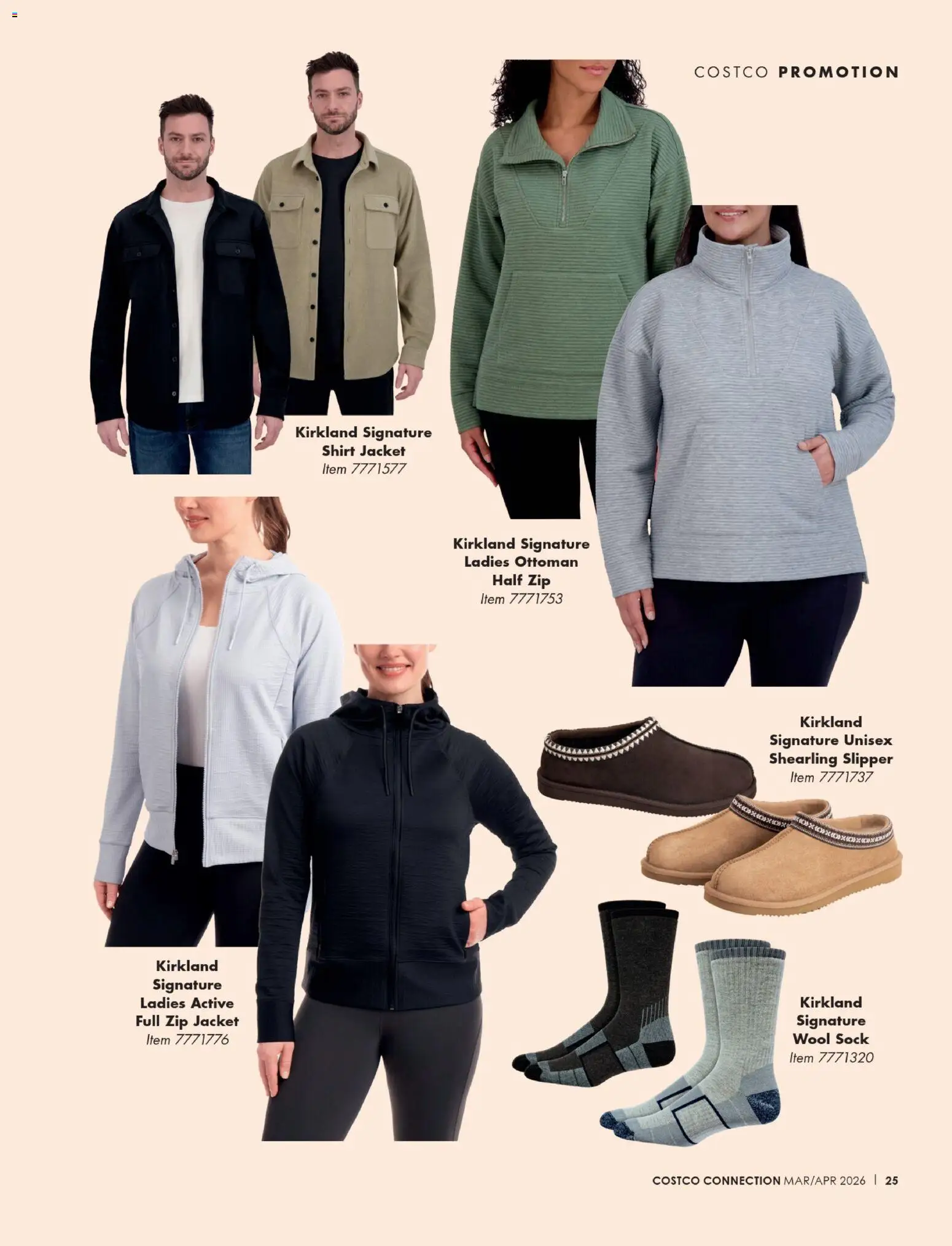 Costco catalogue - valid from 01.03.2026 | Page: 25 | Products: Ottoman, Shirt, Jacket