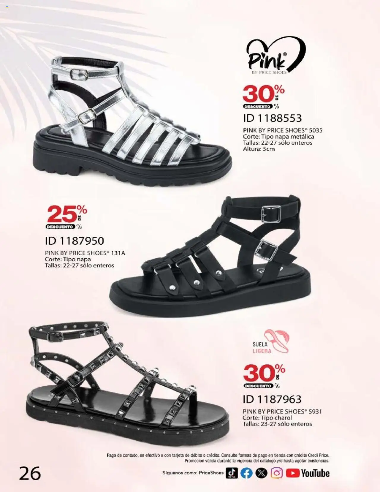 Nuevas ofertas de Price Shoes válidas en toda la República Mexicana desde el 28.04.2025. ¡Encuentra las mejores ofertas en Price Shoes catálogo Calzado PV 2025! | Página: 26