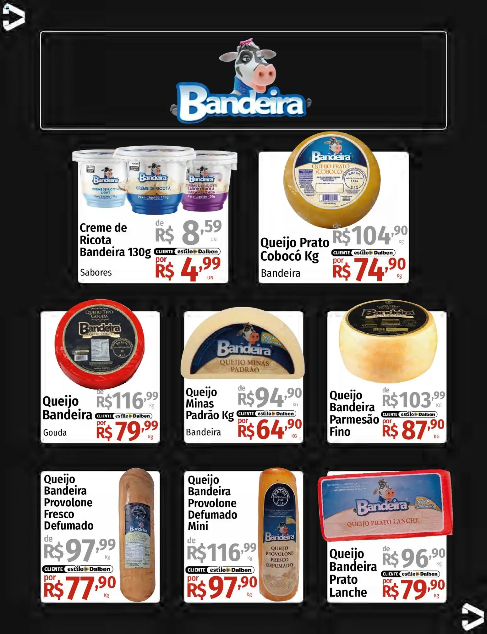 Supermercado Dalben Folheto - válido de 12.02.2026 | Página: 25 | Produtos: Cebola, Queijo, Provolone, Gouda
