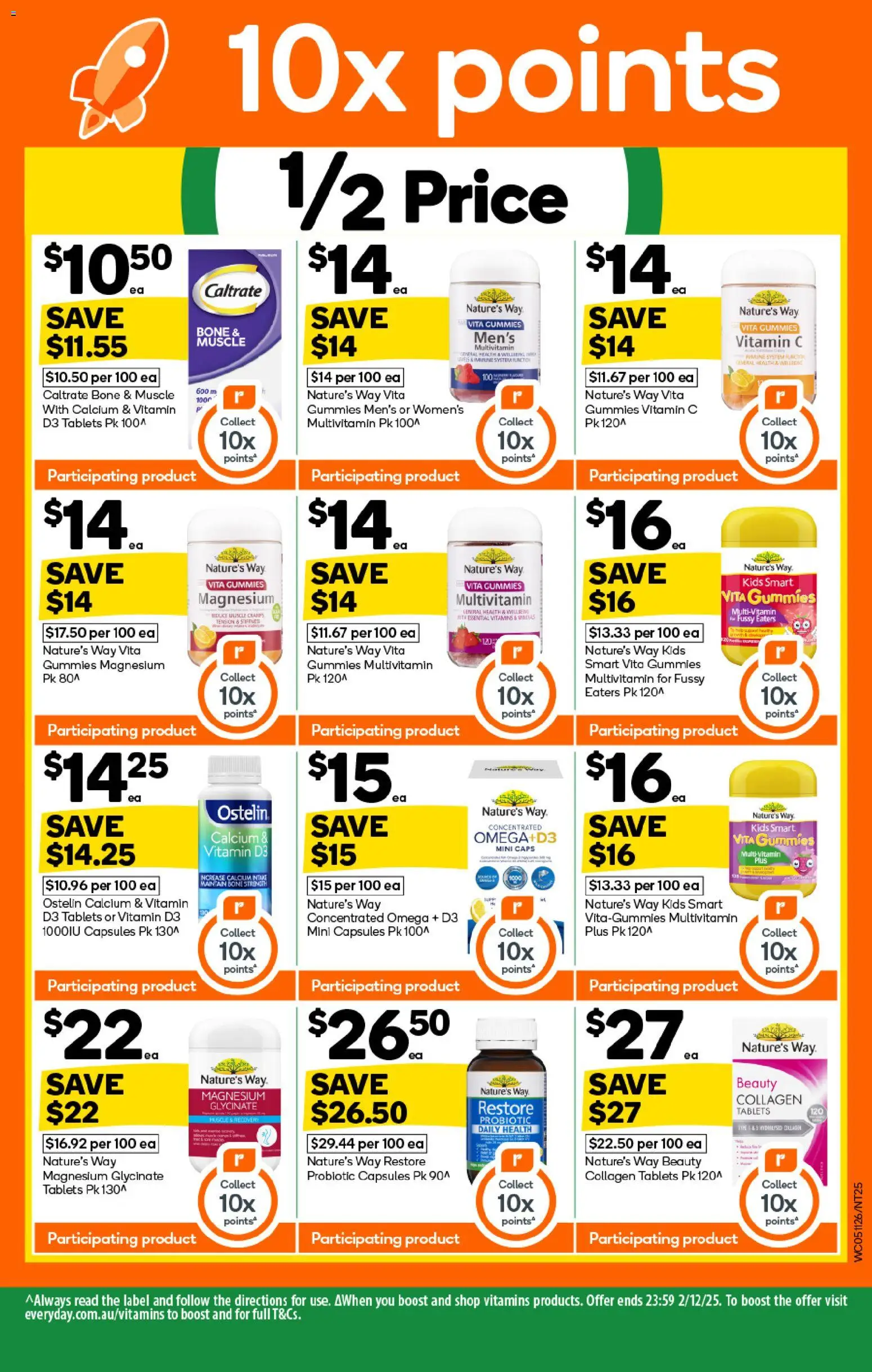 Woolworths catalogue - valid from 05.11.2025 | Page: 25 | Products: Collagen, Multivitamin, Tablets, Vitamin