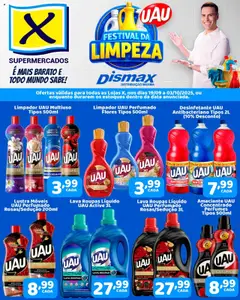 X Supermercados - Ofertas Festival da Limpeza - Pré-Visualização do folheto da loja X Supermercados, válido de 19.09.2025