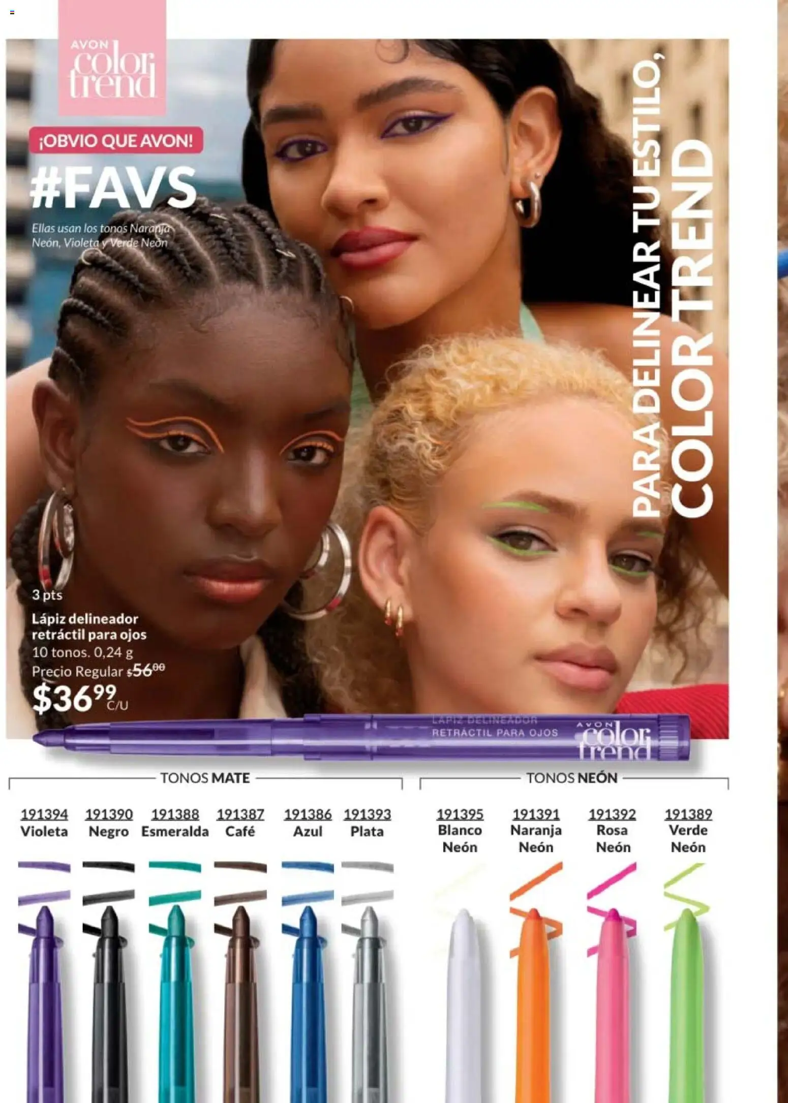 Nuevas ofertas de AVON válidas en toda la República Mexicana desde el 28.11.2025. ¡Encuentra las mejores ofertas en AVON campaña 18 2025! | Página: 102 | Productos: Café, Mate, Delineador