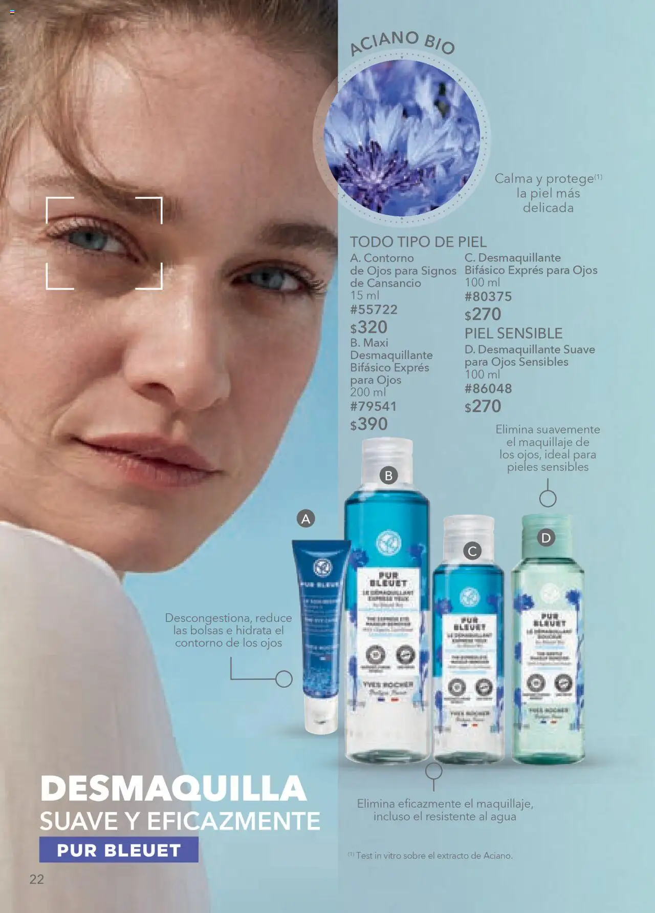 Nuevas ofertas de Yves Rocher válidas en toda la República Mexicana desde el 05.08.2025. ¡Encuentra las mejores ofertas en Yves Rocher - Campaña 11 2025! | Página: 22 | Productos: Agua, Desmaquillante, Sobre, Desmaquillante de ojos
