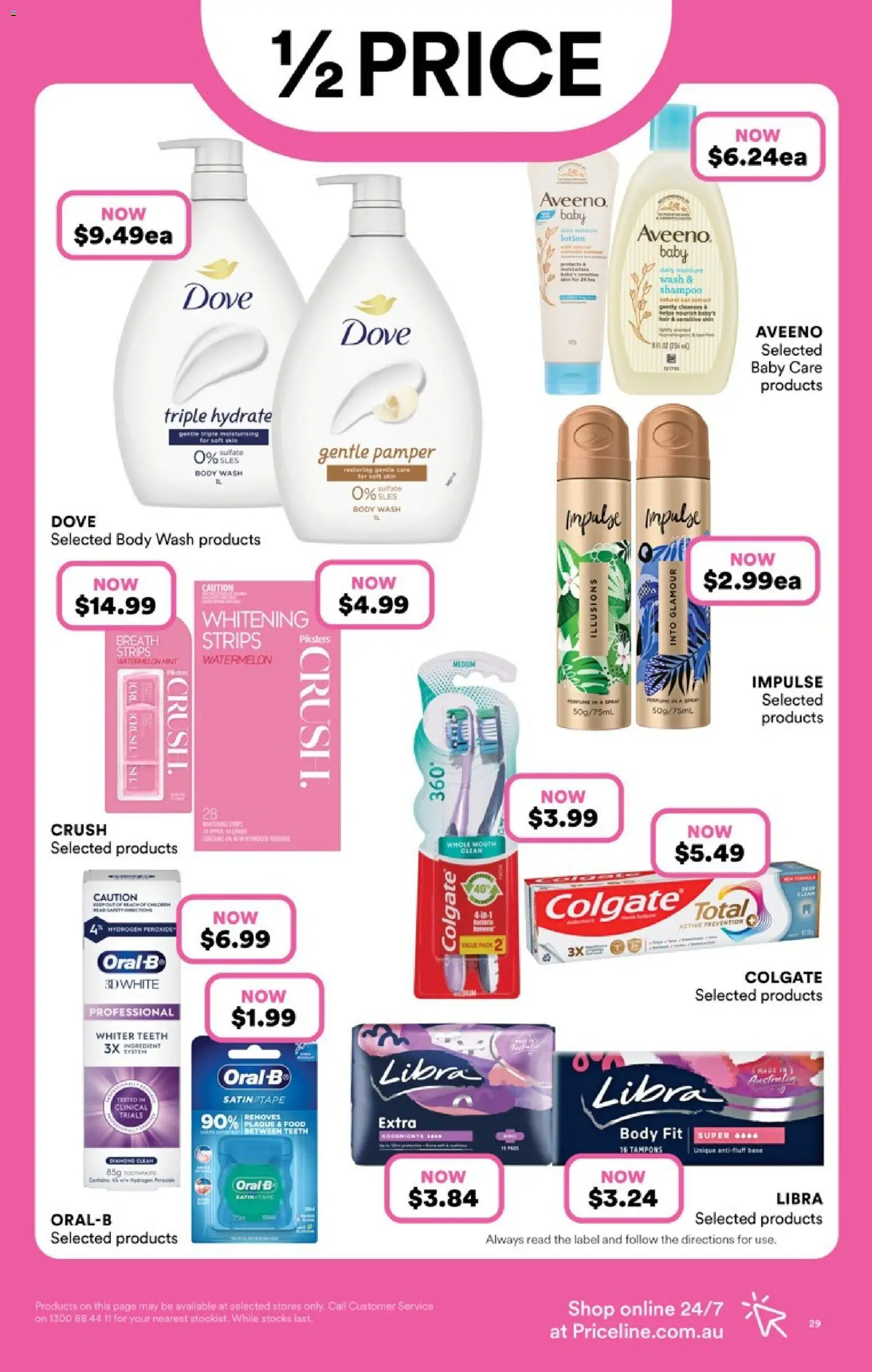 Priceline Pharmacy catalogue - valid from 13.11.2025 | Page: 29 | Products: Perfume, Shampoo, Watermelon, Tampons