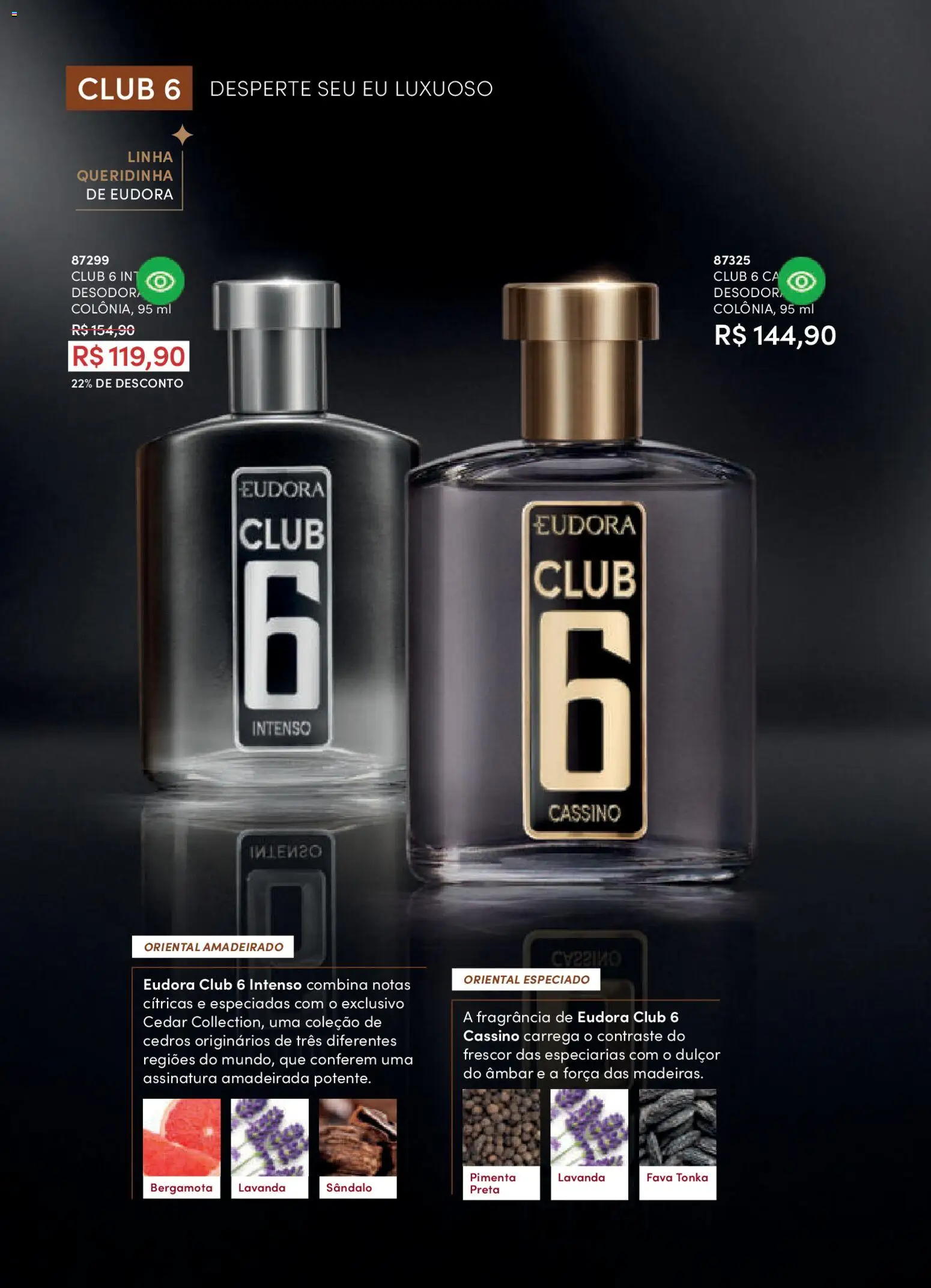 Eudora Folheto - válido de 08.01.2026 | Página: 115 | Produtos: Bergamota, Fragrância, Pimenta