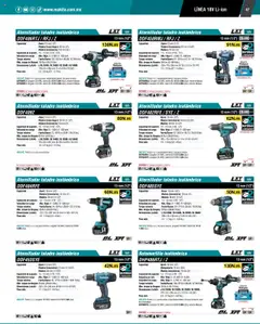 Vista previa de Makita - Catálogo, nuevo folleto de la tienda, válido en México a partir del 04.09.2025 | Página: 47