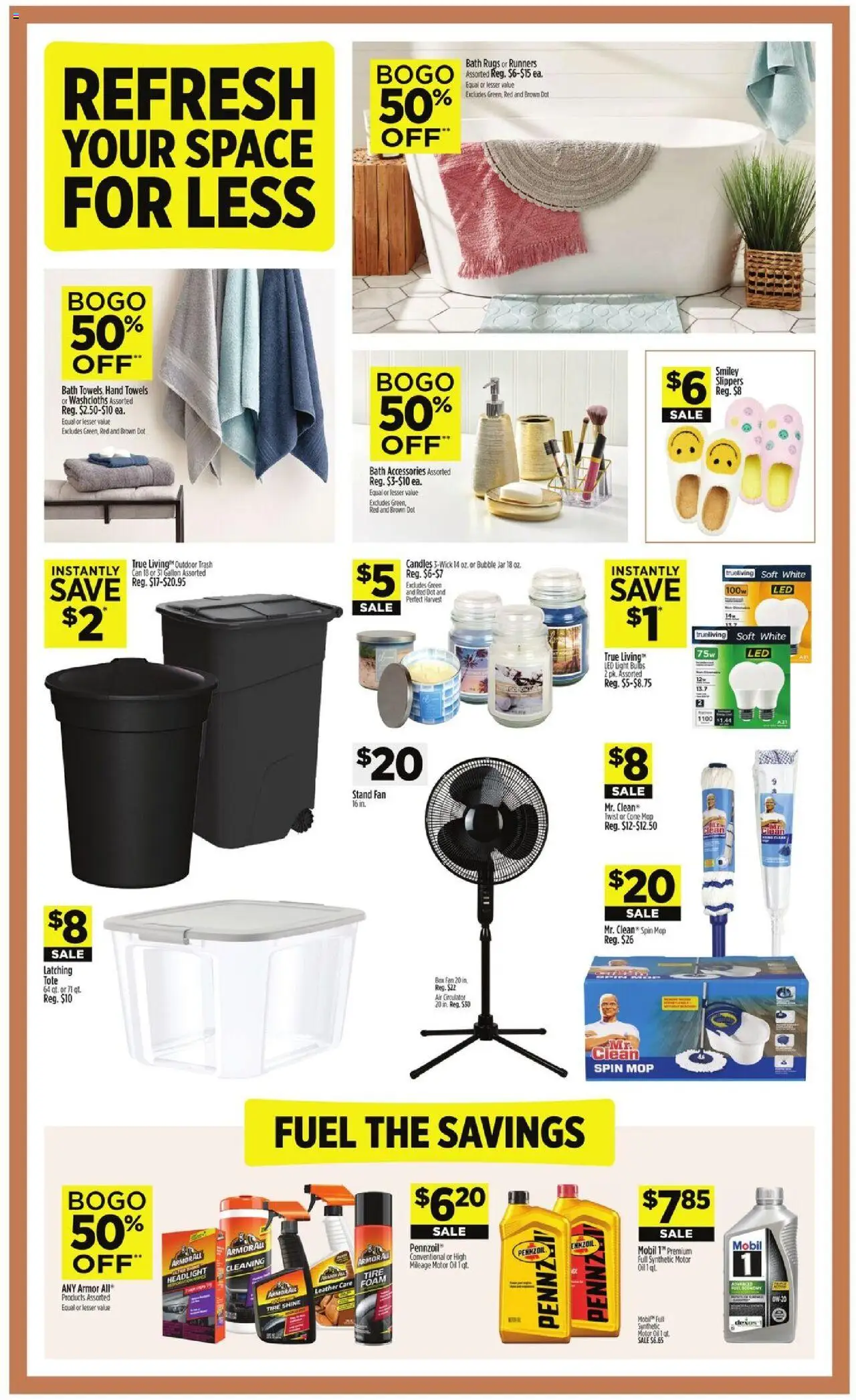 Dollar General Weekly Ad - valid from 24.08.2025 | Page: 15 | Products: Box, Tire, Headlight, Fan