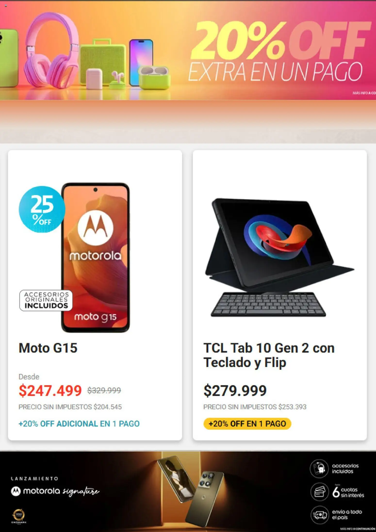 Claro catálogo │ válido desde el 19.03.2026 | Página: 3 | Productos: Teclado