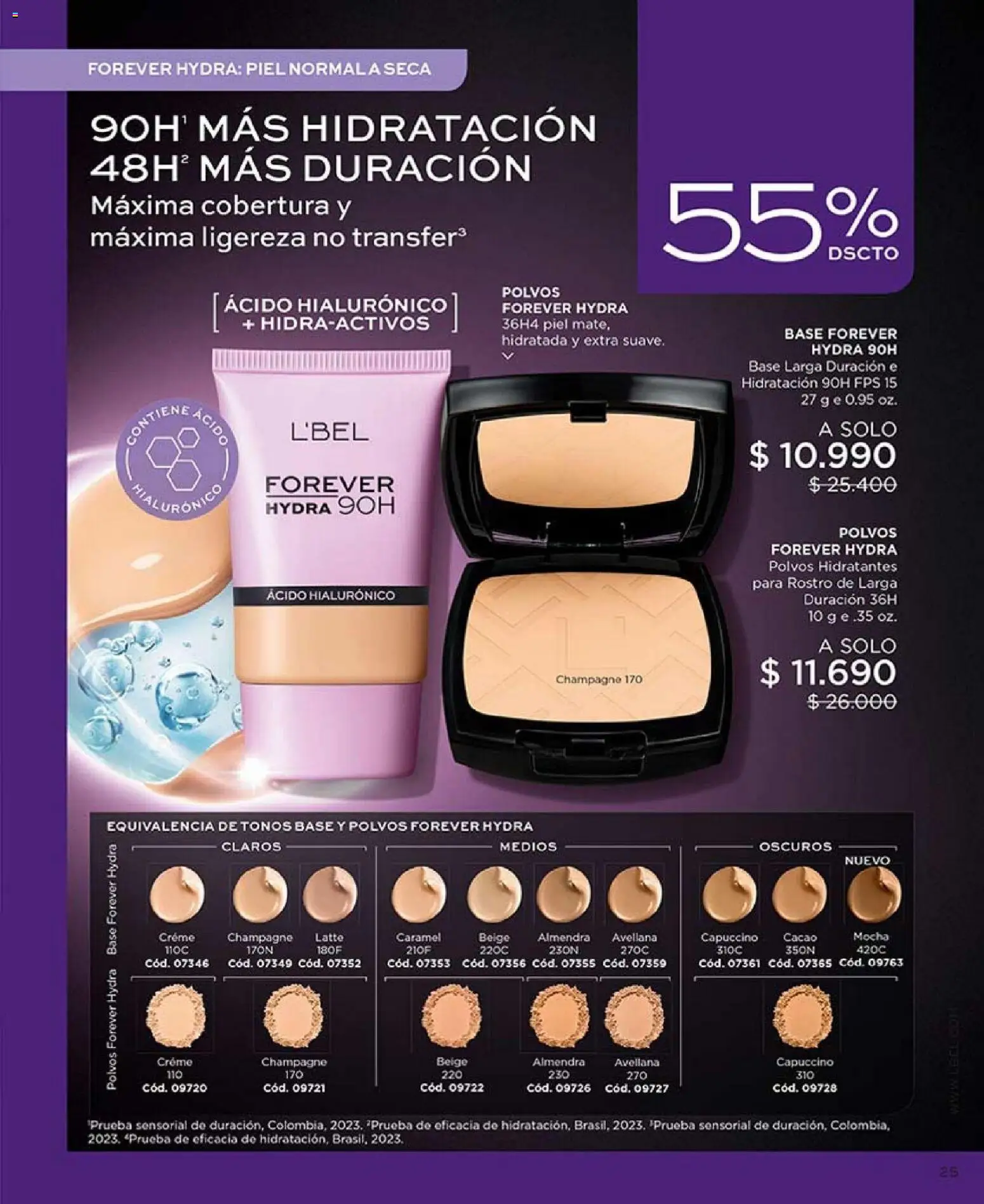 Catálogo L'Bel Campaña2x │ válido desde el 16.01.2026 | Página: 25 | Productos: Almendra, Cacao, Base