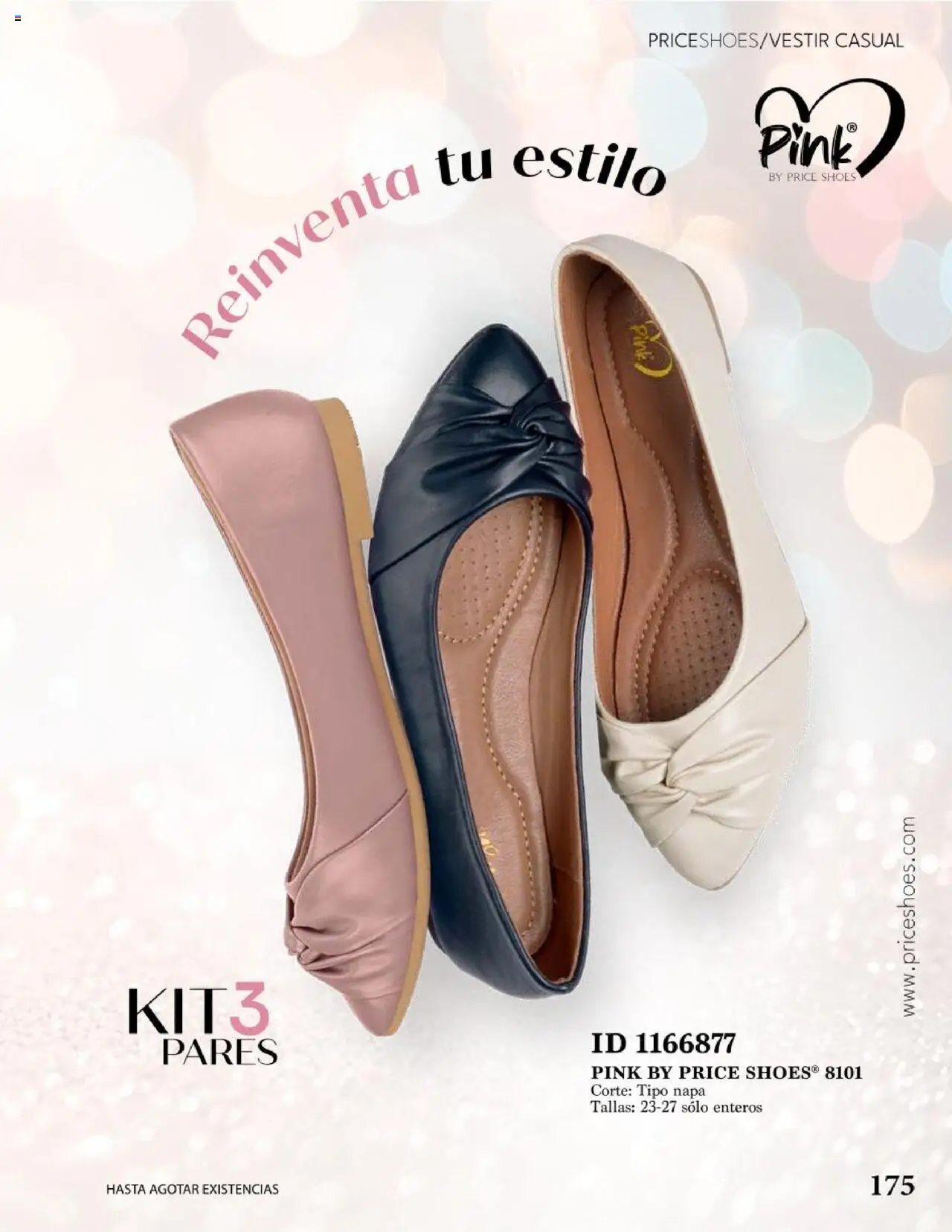 Nuevas ofertas de Price Shoes válidas en toda la República Mexicana desde el 05.08.2024. ¡Encuentra las mejores ofertas en Price Shoes catálogo Vestir Casual ! | Página: 175