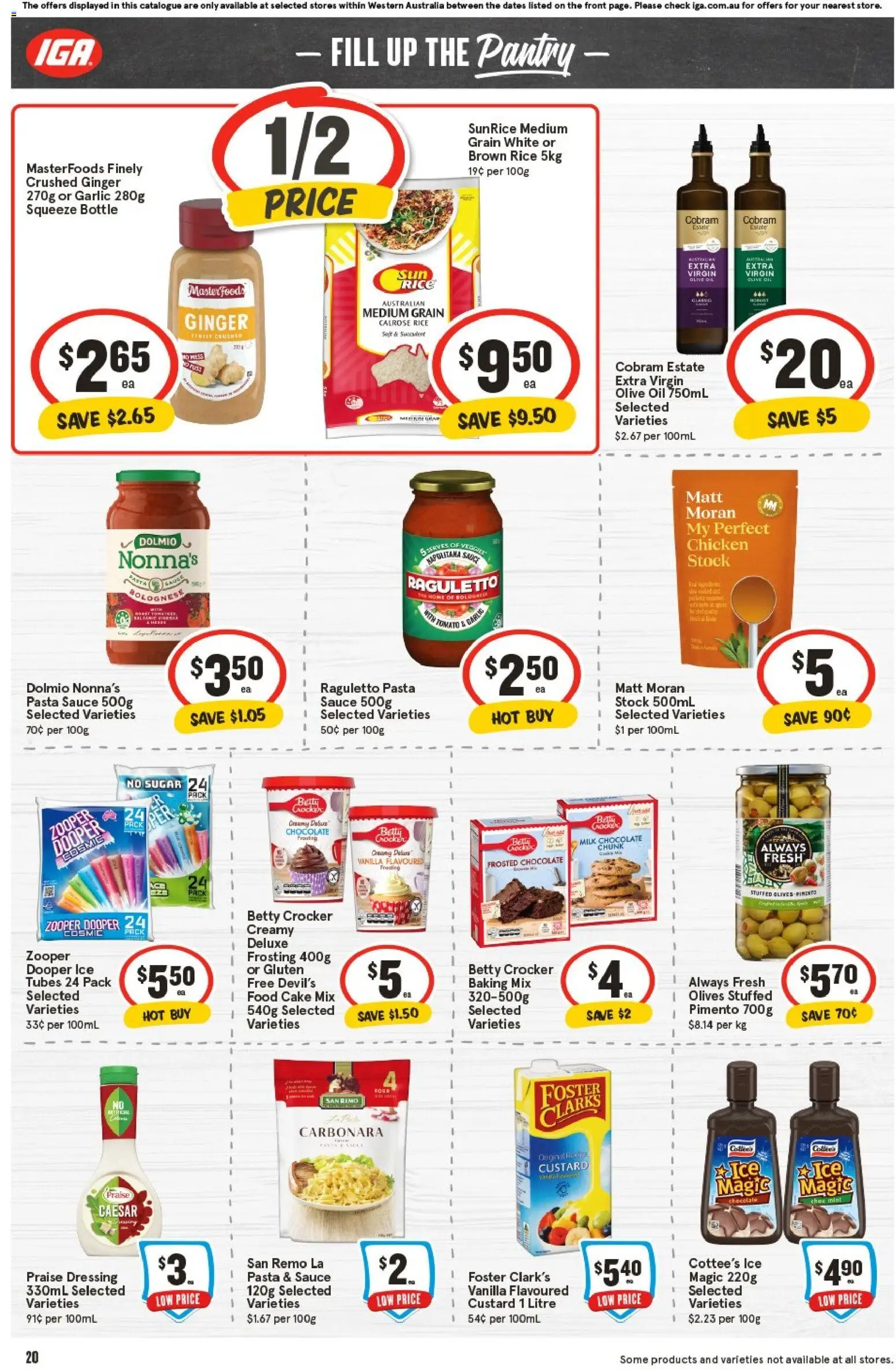 IGA catalogue - valid from 29.10.2025 | Page: 23 | Products: Milk, Pasta, Olives, Olive oil