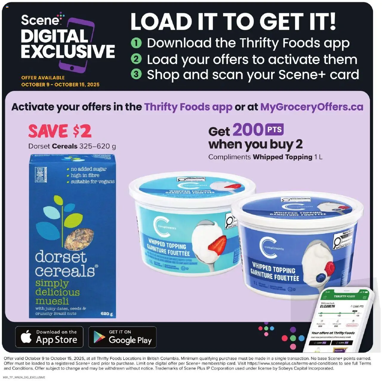Thrifty Foods flyer valid from 09.10.2025 | Page: 20 | Products: Cereals, Nuts
